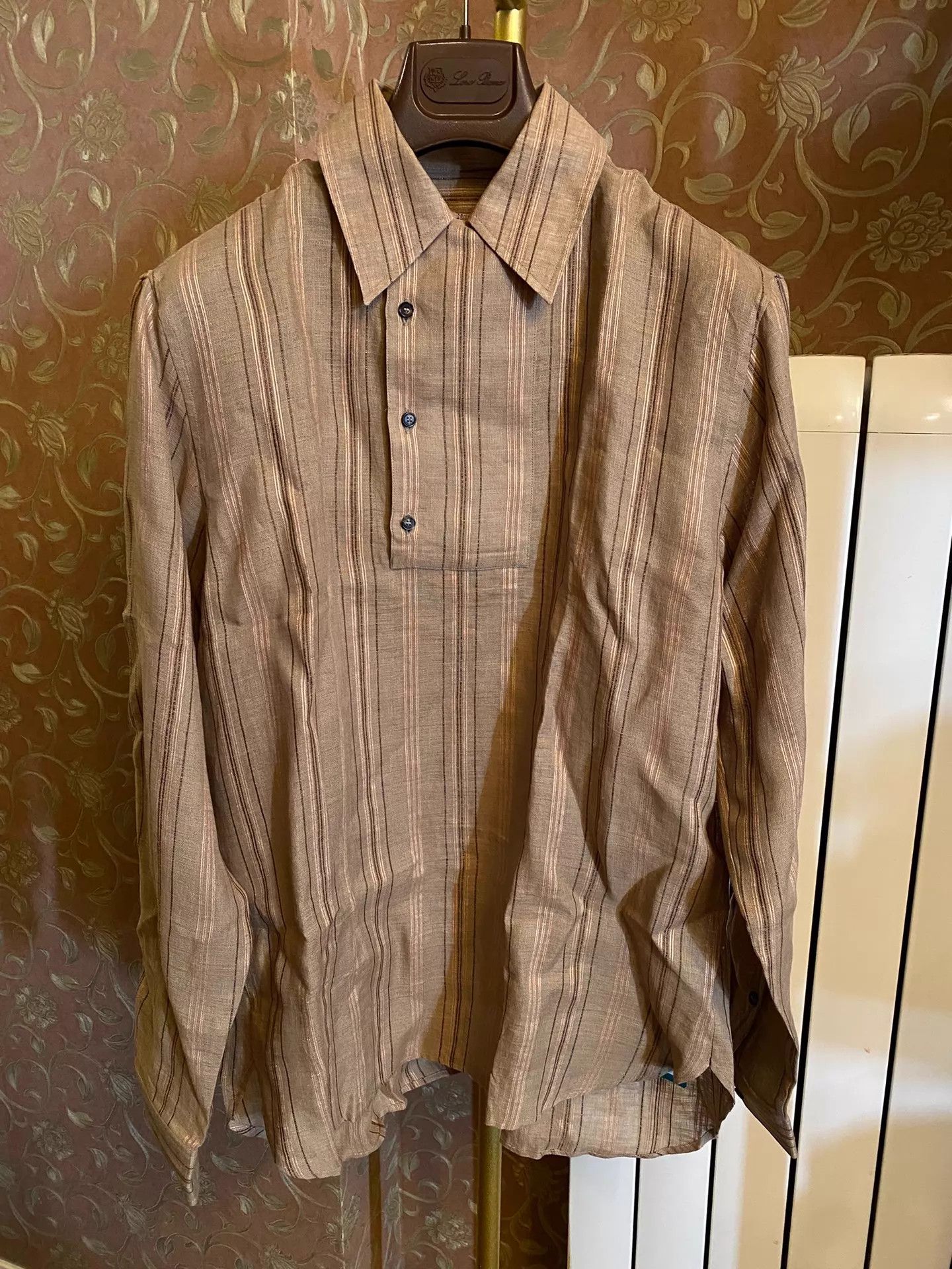Loro Piana Loro Piana x Beckham New 100% Linen Men's Shirt S Size US S / EU 44-46 / 1 - 1 Thumbnail