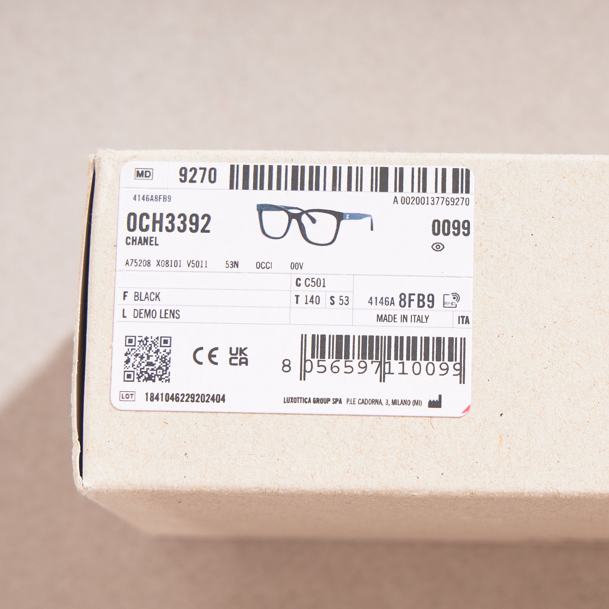 Chanel CHANEL 0CH3392 C501 Sunglasses Size ONE SIZE - 2 Thumbnail