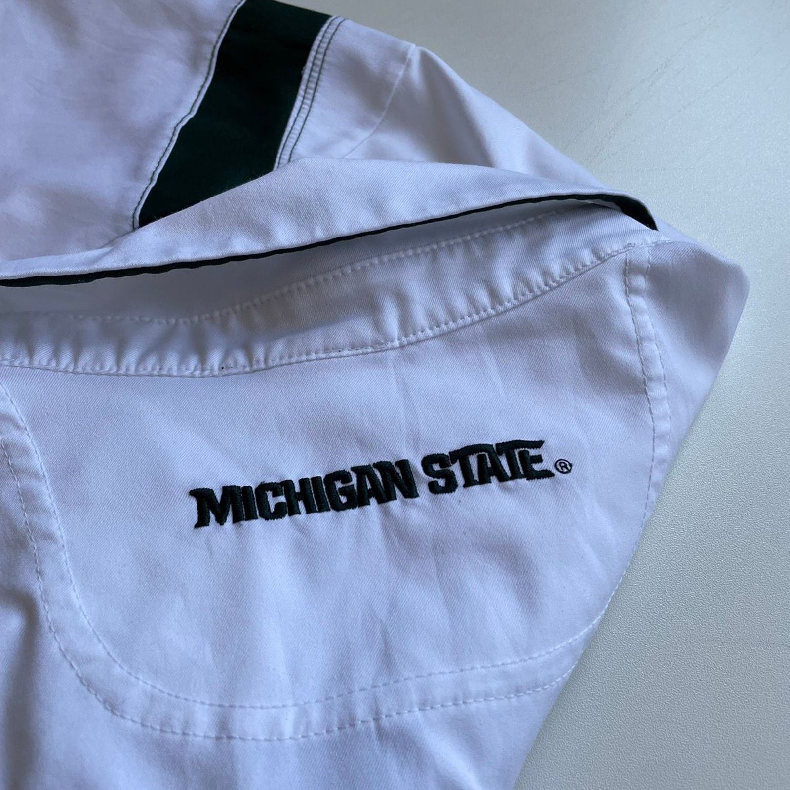 NCAA × Nike × Vintage Vintage Nike Michigan State Spartans NCAA Dri-Fit Shirt XL Size US XL / EU 56 / 4 - 3 Thumbnail