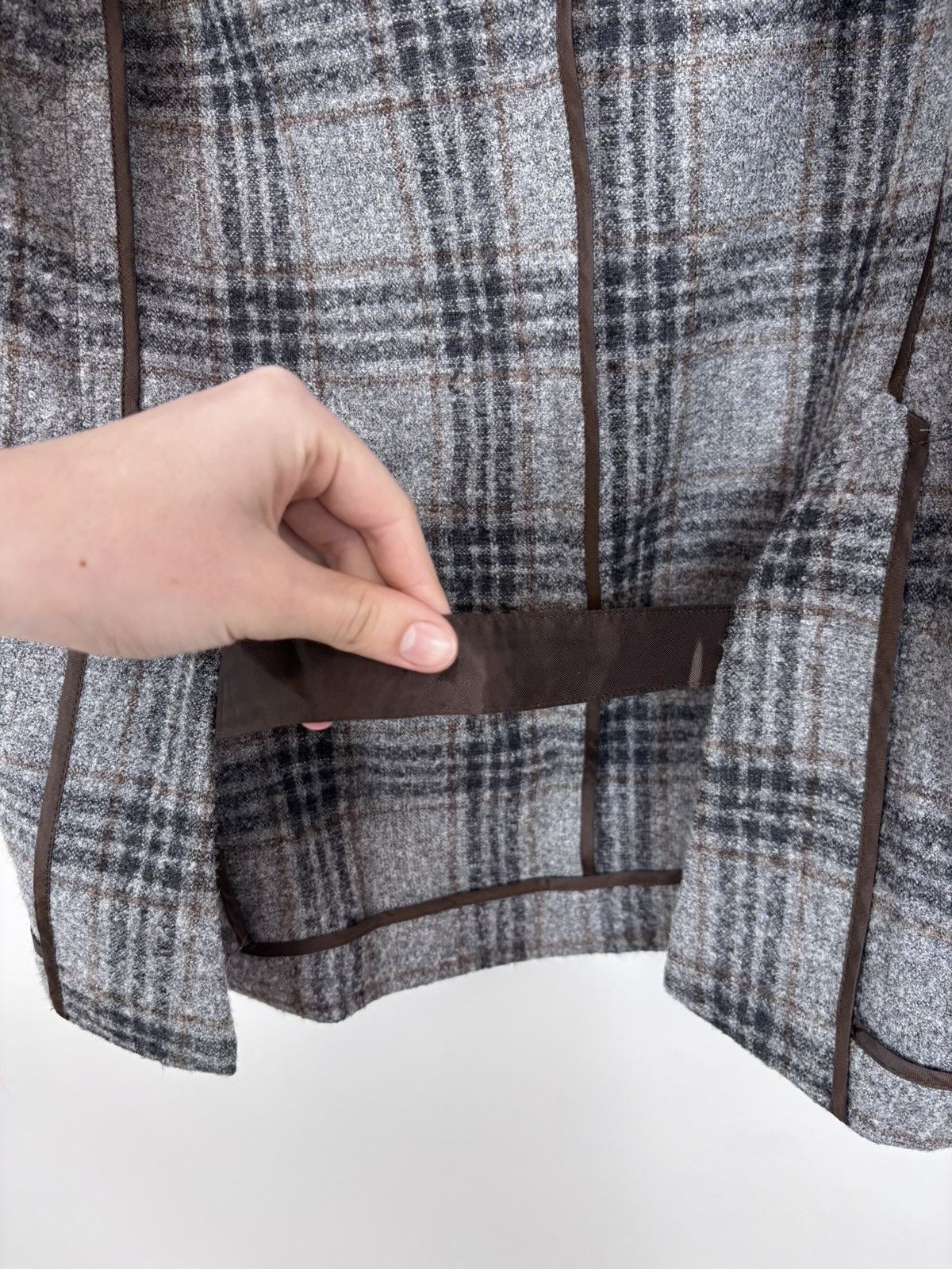 Luigi Bianchi Luigi Bianchi Sartoria Loro Piana Alpaca Wool Blazer Jacket Size 40R - 24 Thumbnail