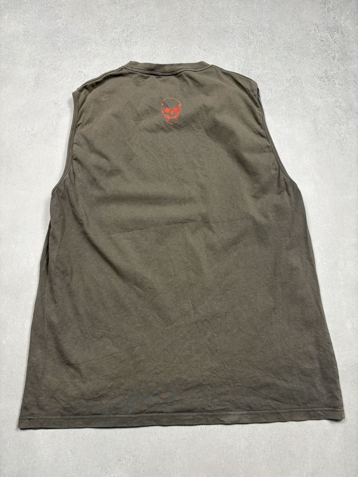 Billabong Vintage 00's Billabong Skull Graphic Sleeveless Tee Surf Y2K Size US L / EU 52-54 / 3 - 2 Thumbnail