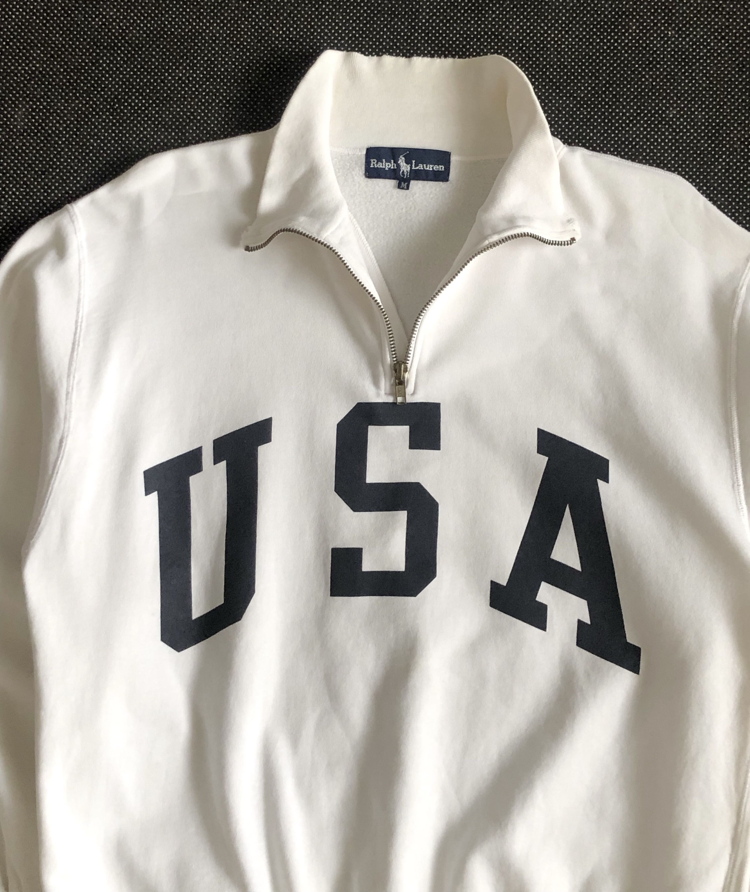 Polo Ralph Lauren RARE🔥90’S POLO RL US FLAG 1/4 ZIP SWEATSHIRT Size US M / EU 48-50 / 2 - 4 Thumbnail