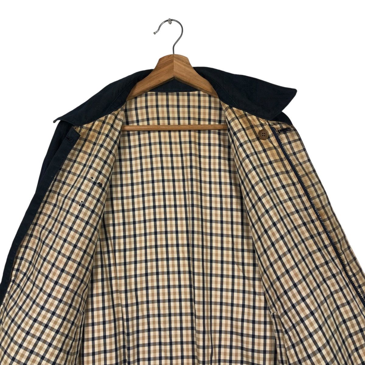 Japanese Brand 🔥VINTAGE BOMBER JACKET REVERSIBLE AQUASCUTUM OF LONDON Size US L / EU 52-54 / 3 - 16 Thumbnail