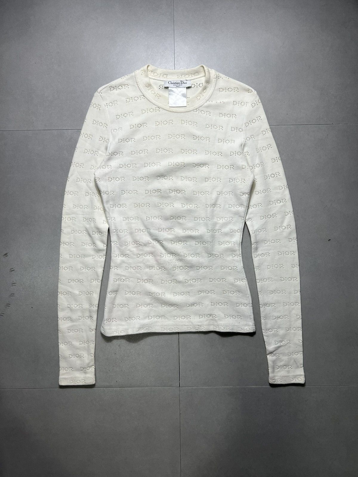 Dior Christian Dior - Hole Logo Size M / US 6-8 / IT 42-44 - 1 Thumbnail