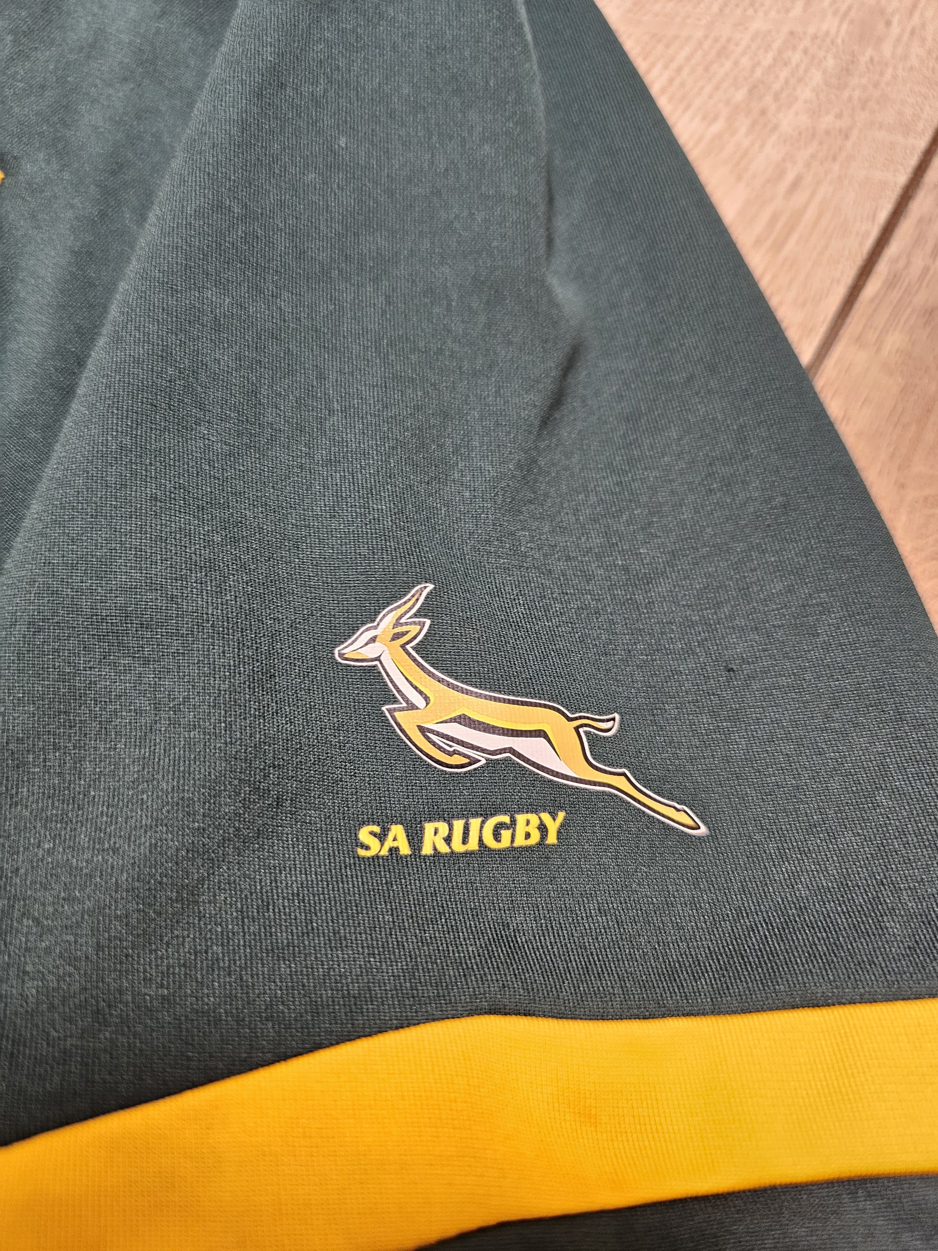 Asics SOUTH AFRICA RUGBY JERSEY 2015 WORLD CUP UNION RUGBY JERSEY Size US XL / EU 56 / 4 - 5 Thumbnail