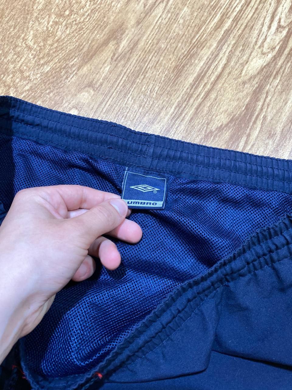 Umbro Vintage Umbro Nylon Shorts big logo Size US 32 / EU 48 - 2 Thumbnail