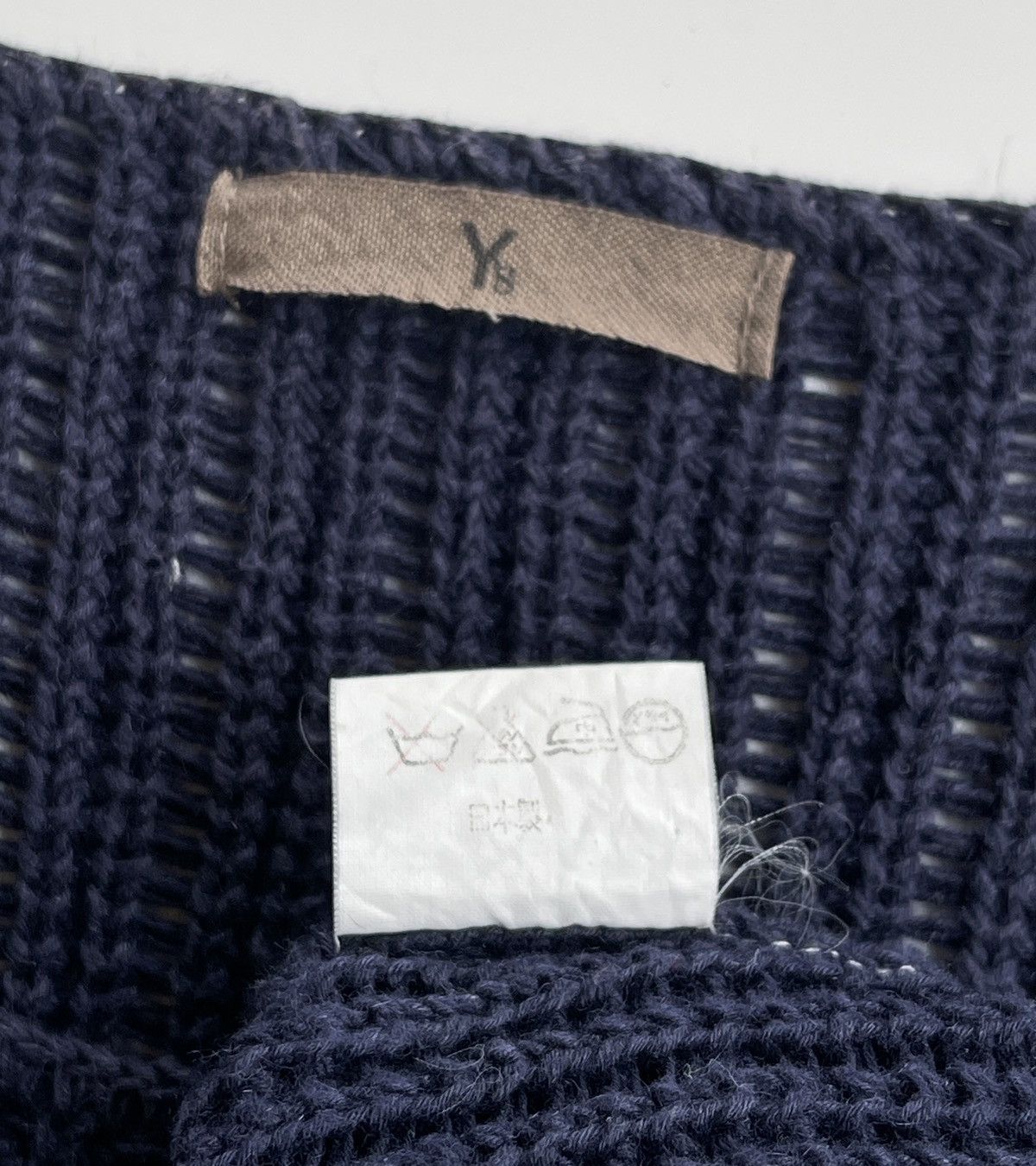 Y's Yohji Yamamoto Cable Knit Shirt Size US M / EU 48-50 / 2 - 6 Thumbnail