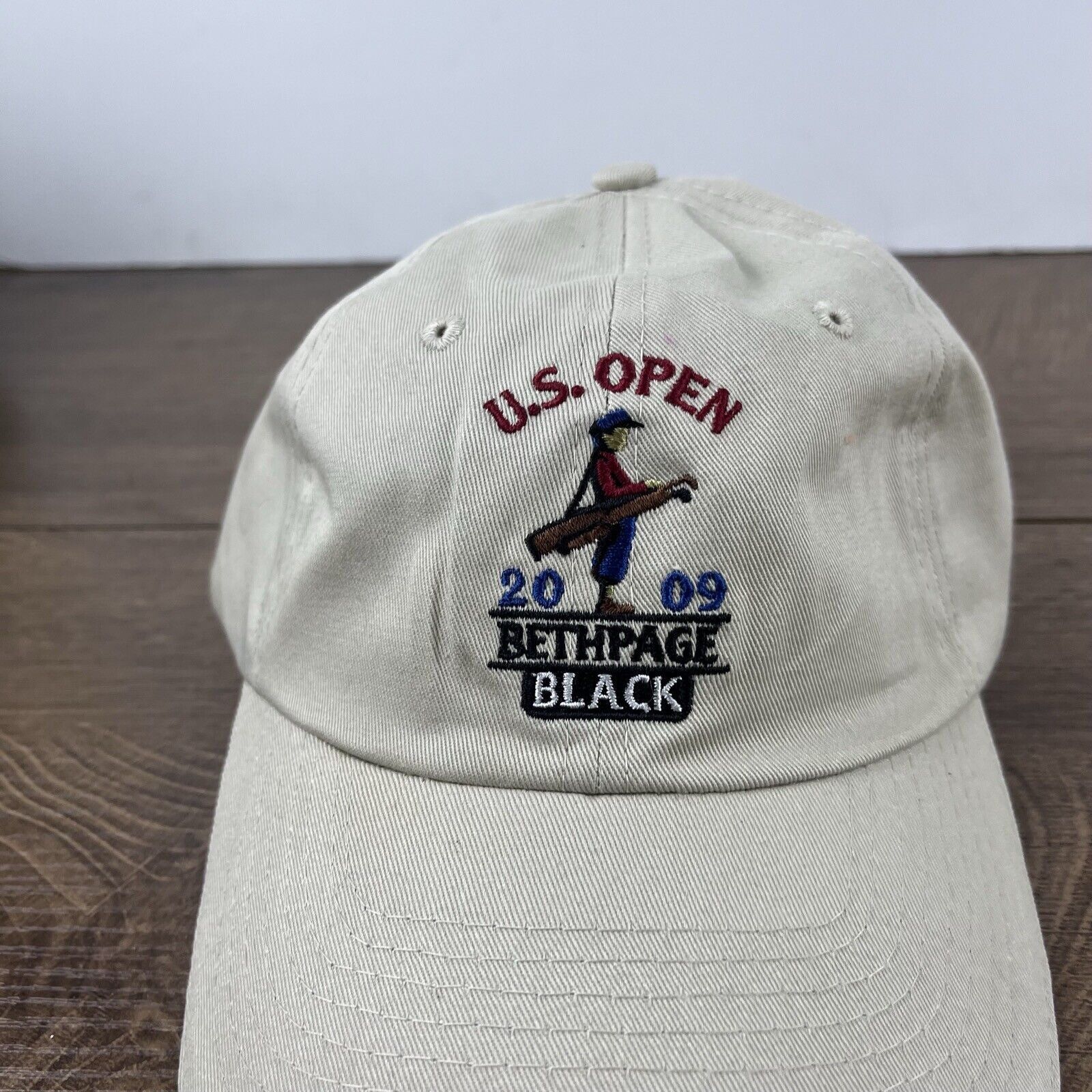 Other 2009 US Open Bethpage Black Hat Adjustable Hat Tan Brown Hat Size ONE SIZE - 8 Thumbnail