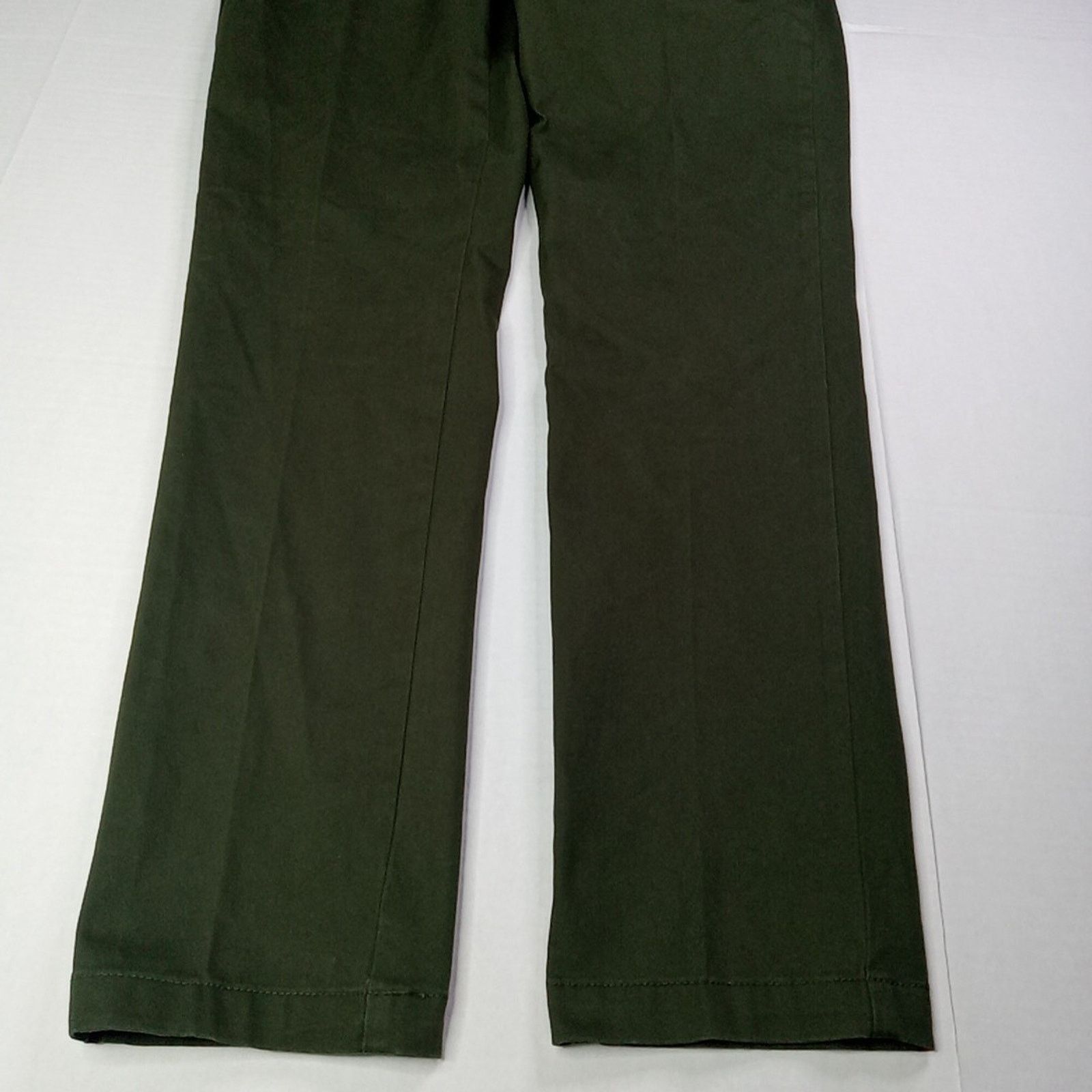 St. Johns Bay St John's Bay Stretch Chino Pants Men’s 34x34 Green Slim NEW Size US 34 / EU 50 - 3 Thumbnail