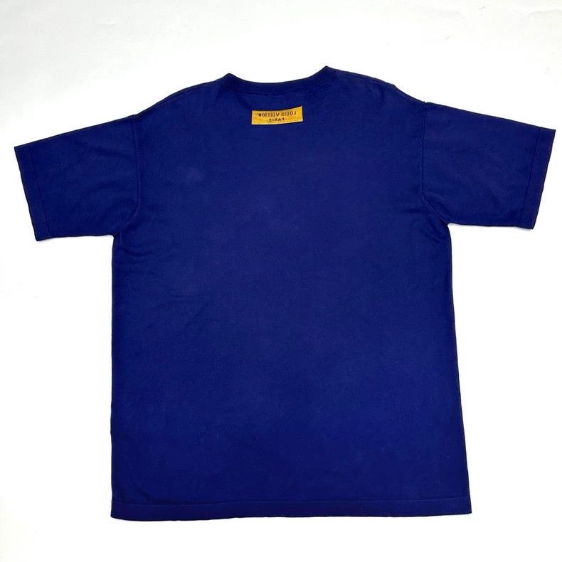 Louis Vuitton Louis Vuitton Embroidered logo art lettering white and blu Size US L / EU 52-54 / 3 - 2 Thumbnail