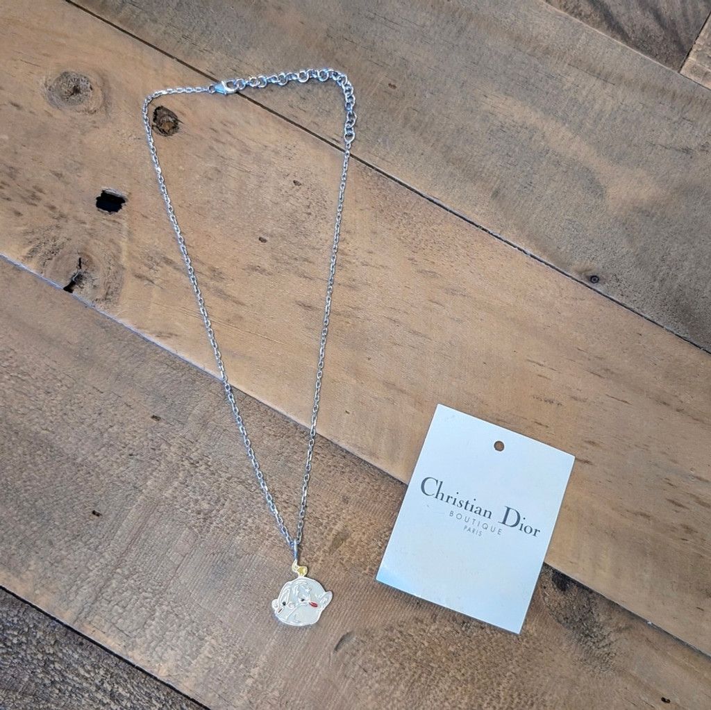 Dior Dior "Cry Baby" Necklace - Silver 925 - Y2K - Collectible Size ONE SIZE - 2 Thumbnail