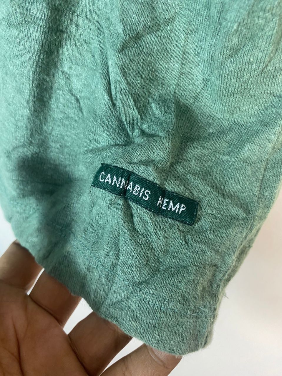 Japanese Brand Cannabis hemp plain tshirt by ahope hemp Size US M / EU 48-50 / 2 - 4 Thumbnail