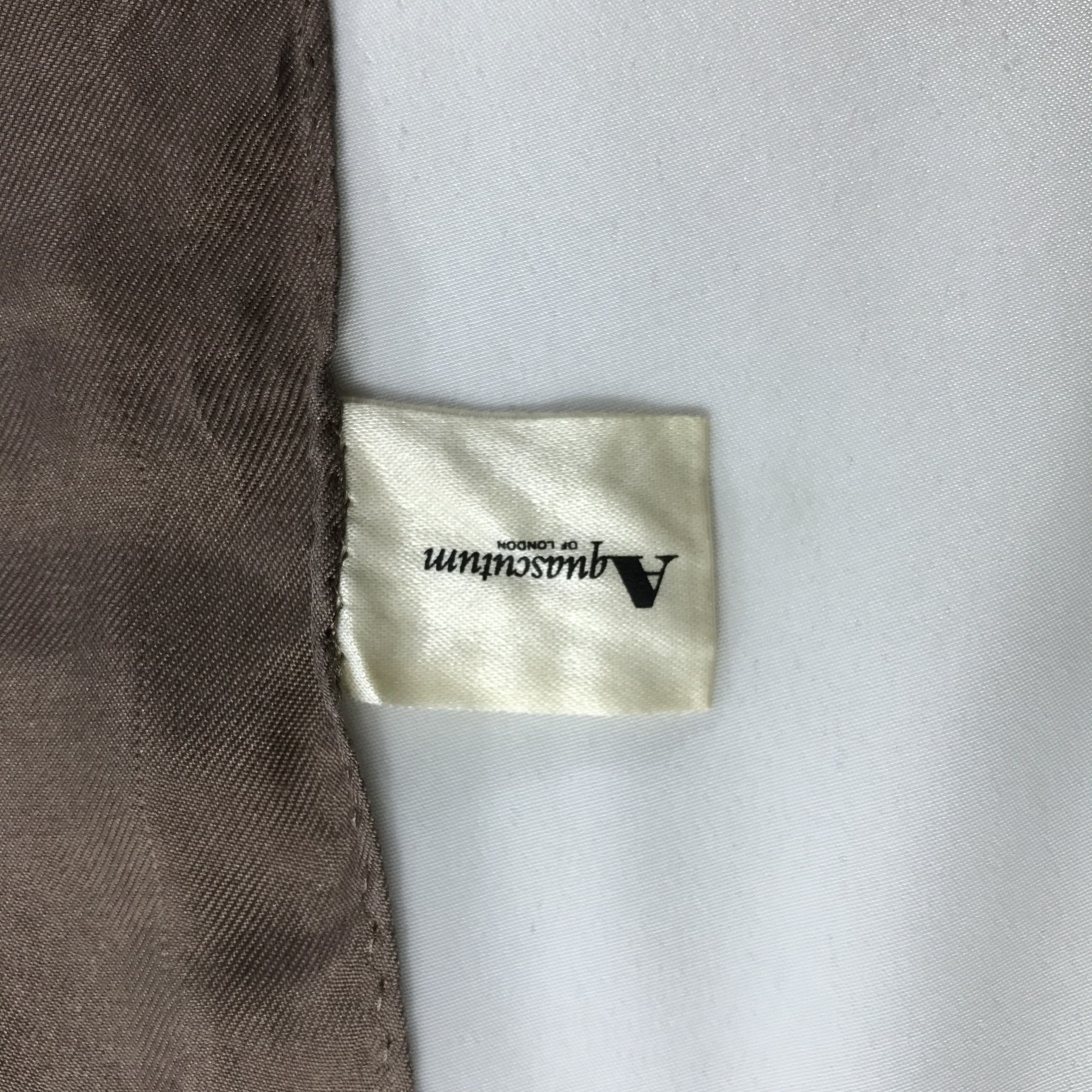 Aquascutum Vintage Aquascutum Silk Scarf Size ONE SIZE - 6 Thumbnail