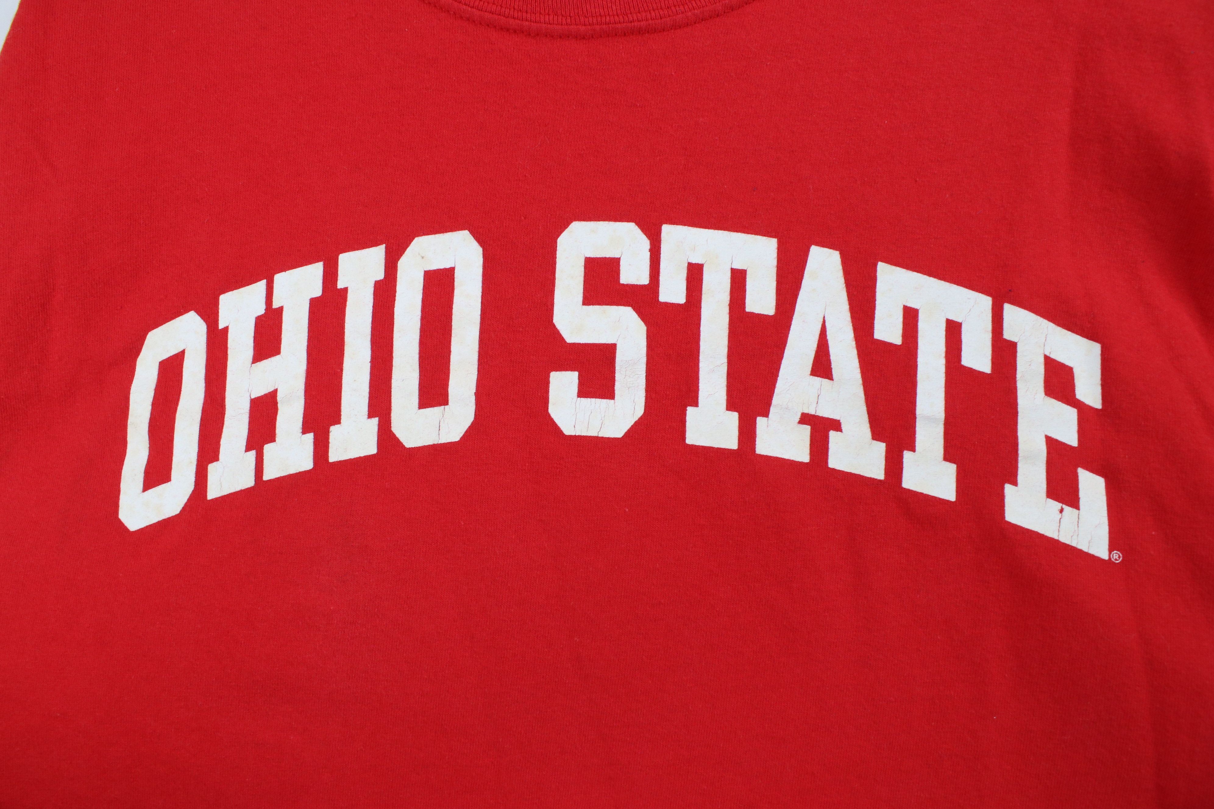 Vintage Vintage Spell Out Block Letter Ohio State University T-Shirt Size US XL / EU 56 / 4 - 4 Thumbnail