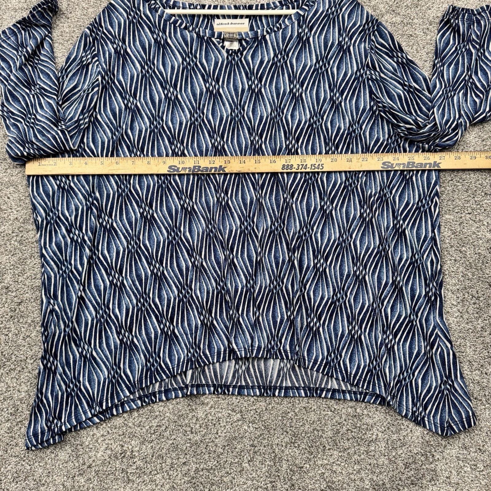 Other Alfred Dunner Blouse Womens 3X Plus Lagenlook Buckle 2010s Size 3XL / US 20-22 - 4 Thumbnail