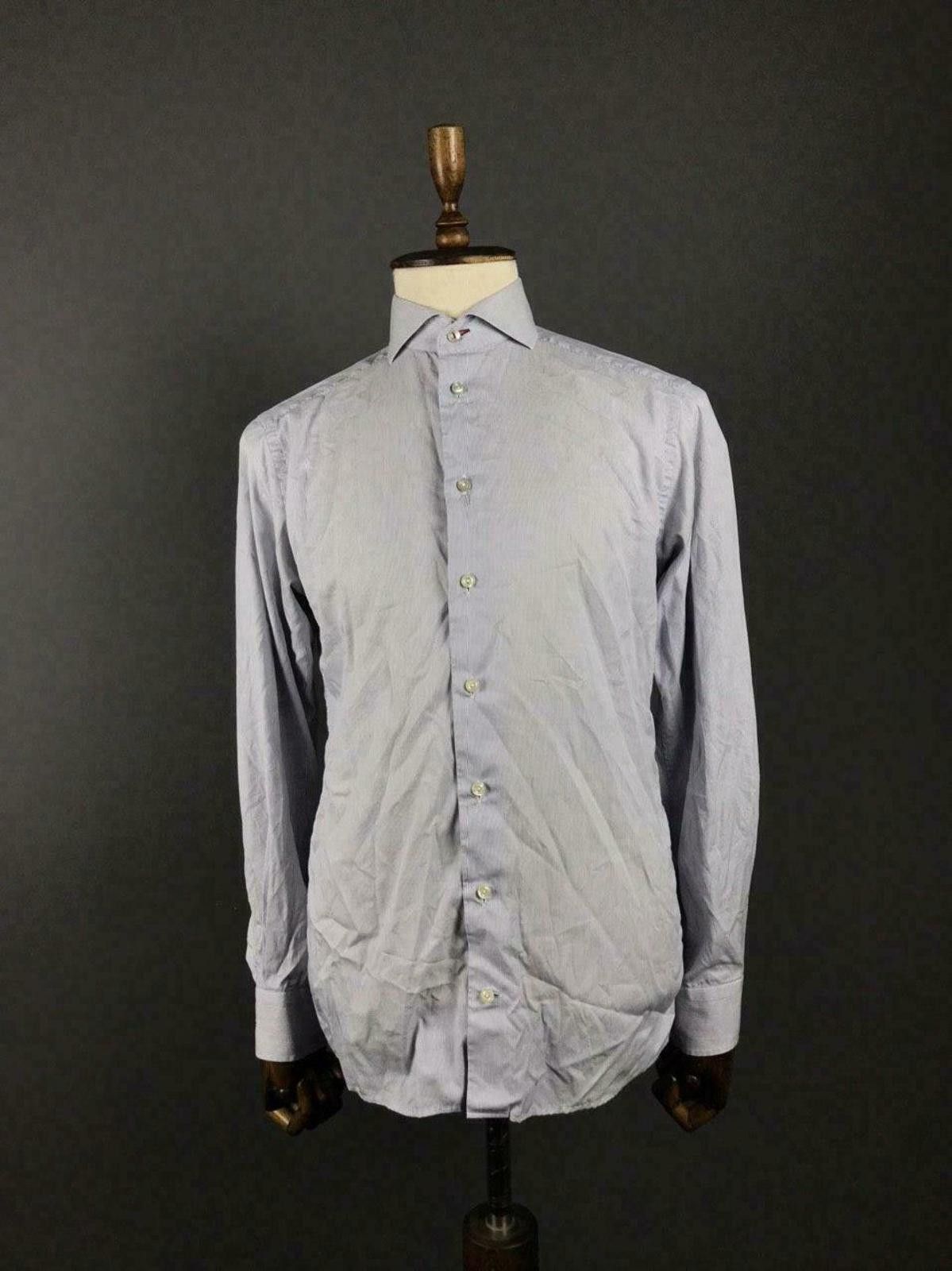 Eton Men Eton Striped Button Up Long Sleeve Dress Shirt Size 40 Size US M / EU 48-50 / 2 - 1 Thumbnail