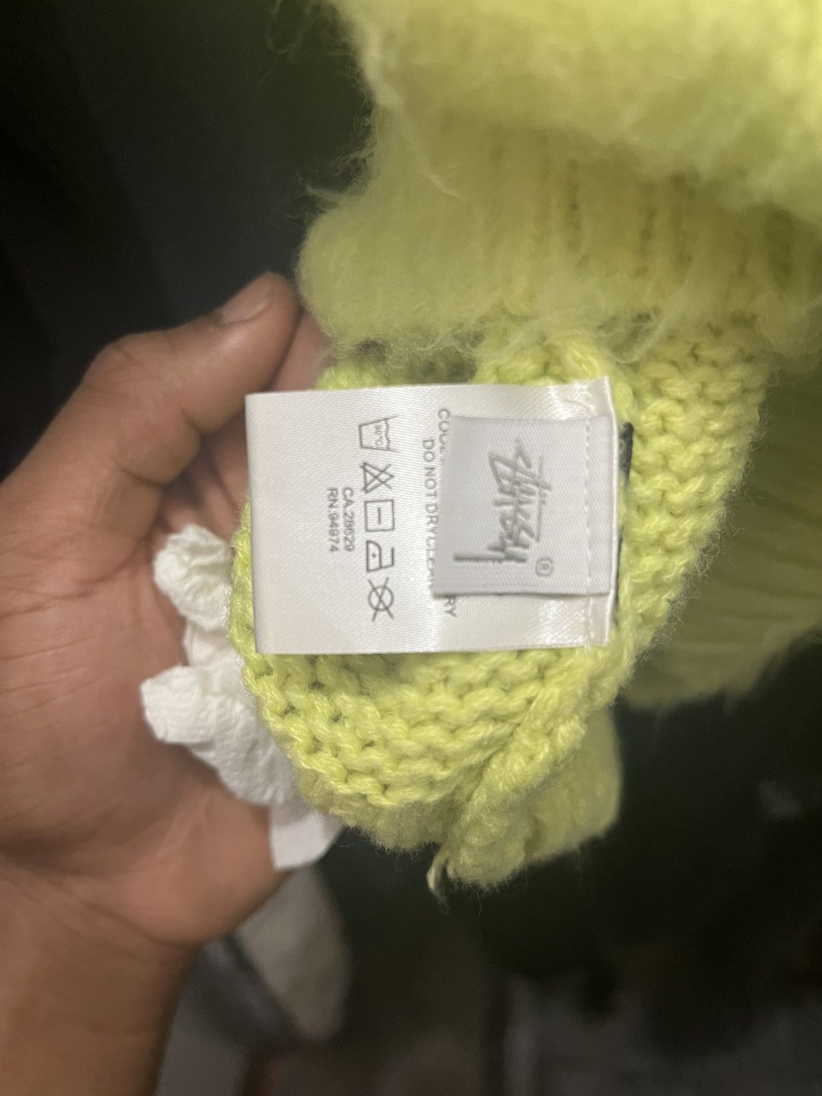 Designer × Stussy Stussy Lime Mohair Sweater Size US M / EU 48-50 / 2 - 6 Thumbnail