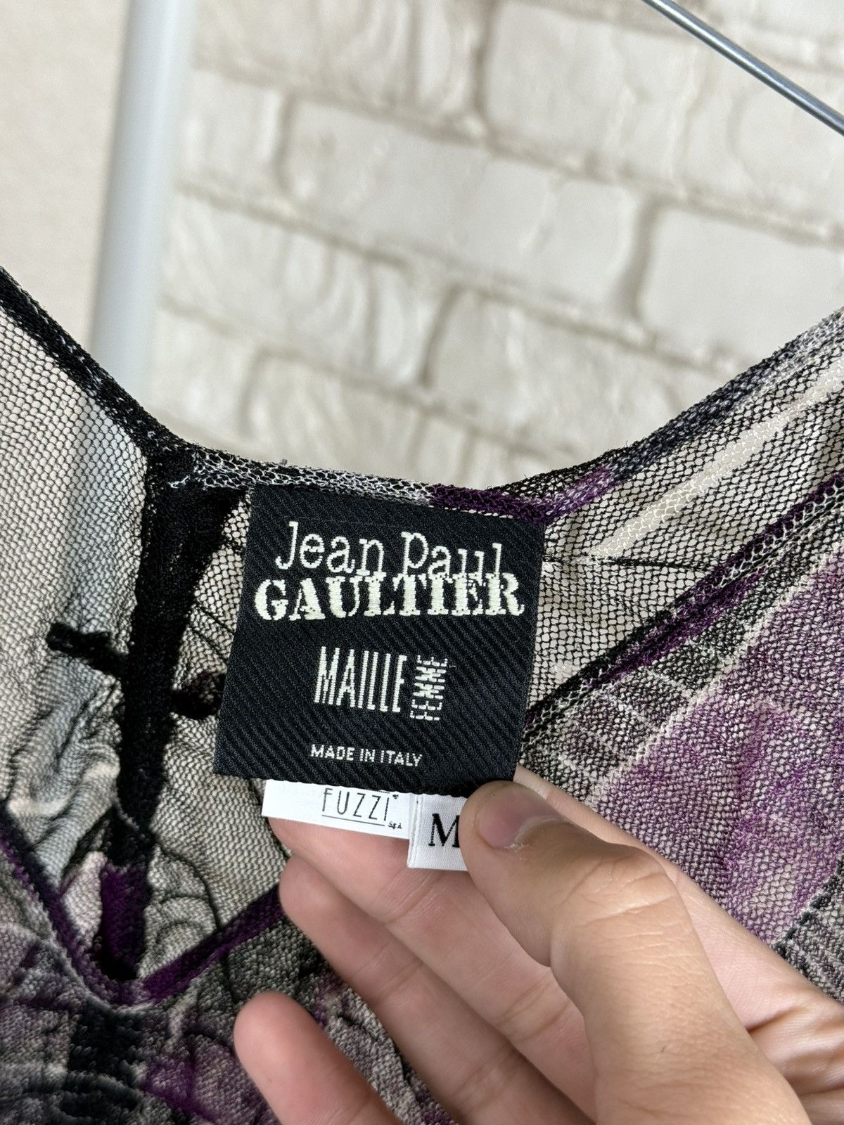 Jean Paul Gaultier Jean Paul Gaultier Extra Long Sleeve Mesh Multicolour Shirt Size M / US 6-8 / IT 42-44 - 15 Thumbnail