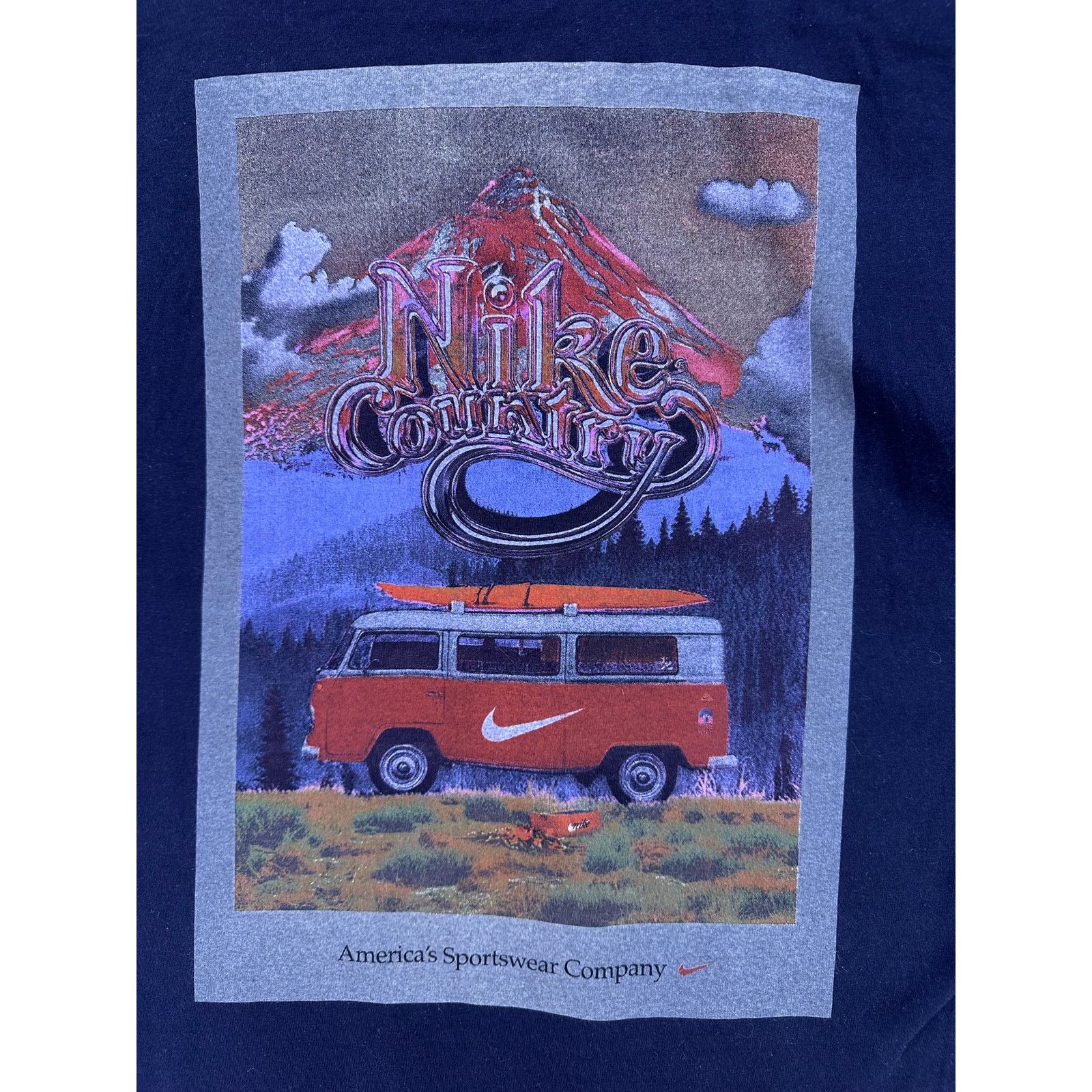 Nike Nike Country Americas Sportswear Co Size Medium Black Tshirt Size US M / EU 48-50 / 2 - 7 Thumbnail