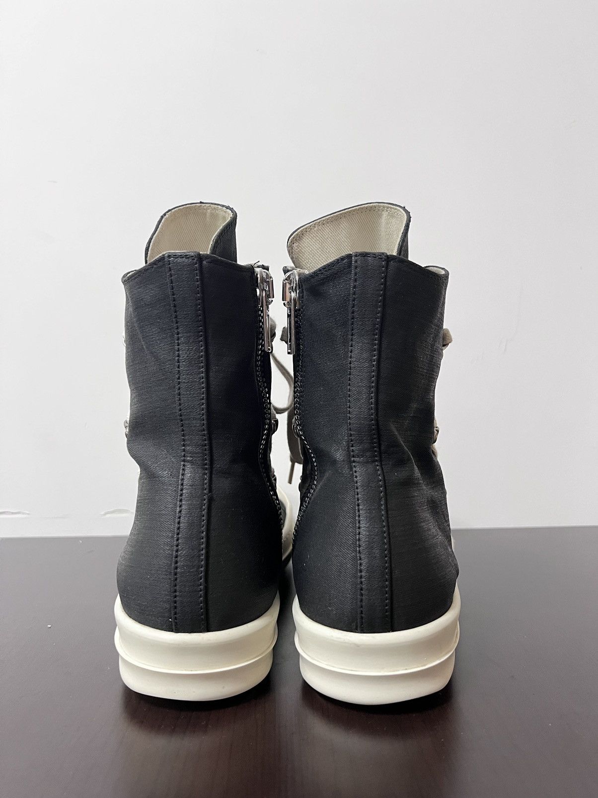 Rick Owens Drkshdw Rick owens drkshdw hexagram ramones high top sneakers sz43.5 Size US 10.5 / EU 43-44 - 6 Thumbnail