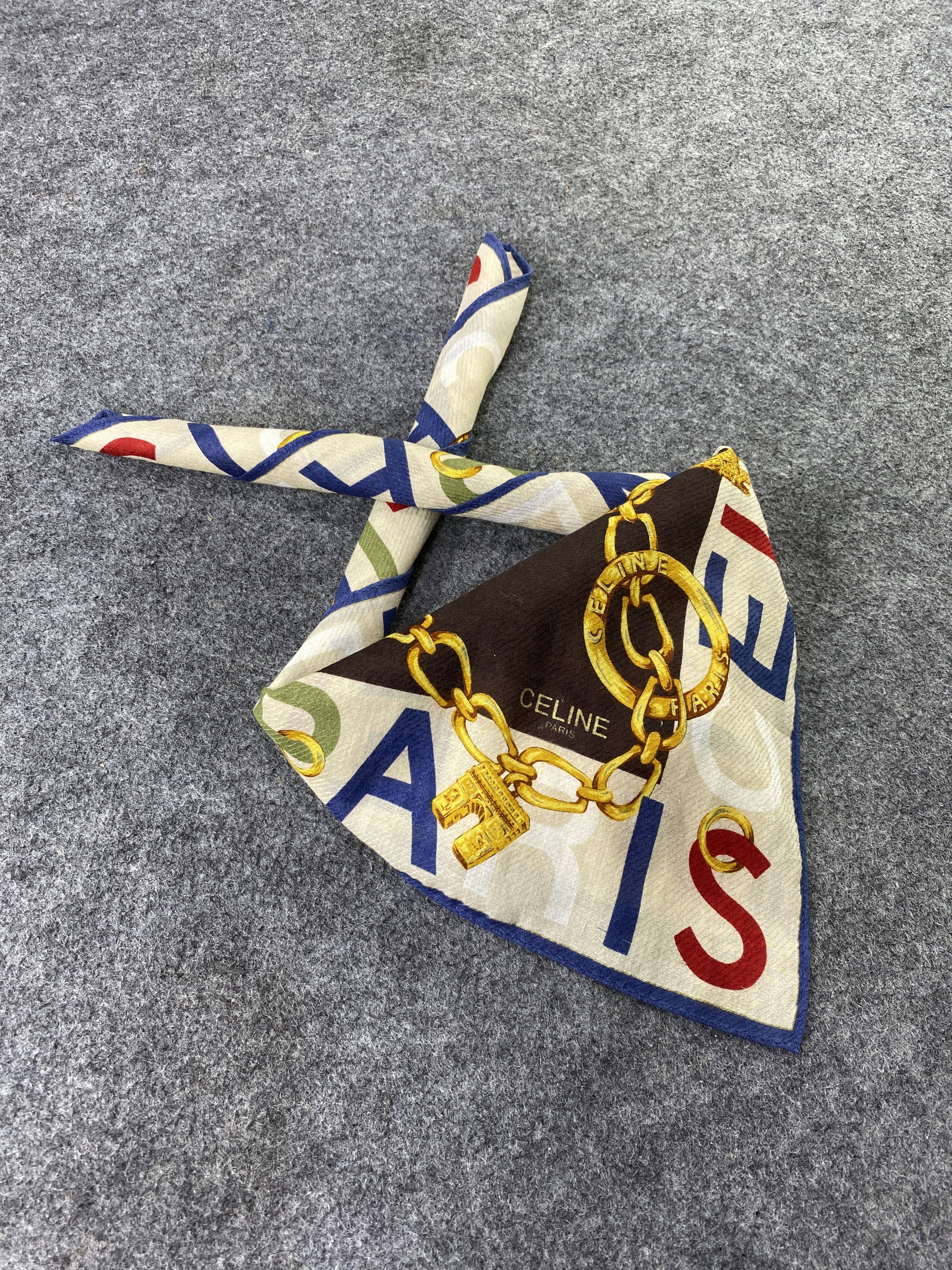 Celine Celine Handkerchief / Bandana / Neckerchief-B390 Size ONE SIZE - 1 Thumbnail