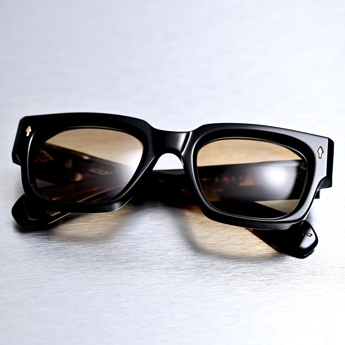 Jacques Marie Mage JACQUES MARIE MAGE JMM ENZO NOIR 15 SUNGLASSES Size ONE SIZE - 11 Thumbnail