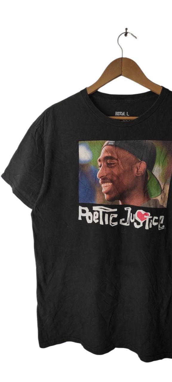 Band Tees TUPAC SHAKUR POETIC AMO HIPHOP TEE Size US M / EU 48-50 / 2 - 3 Thumbnail