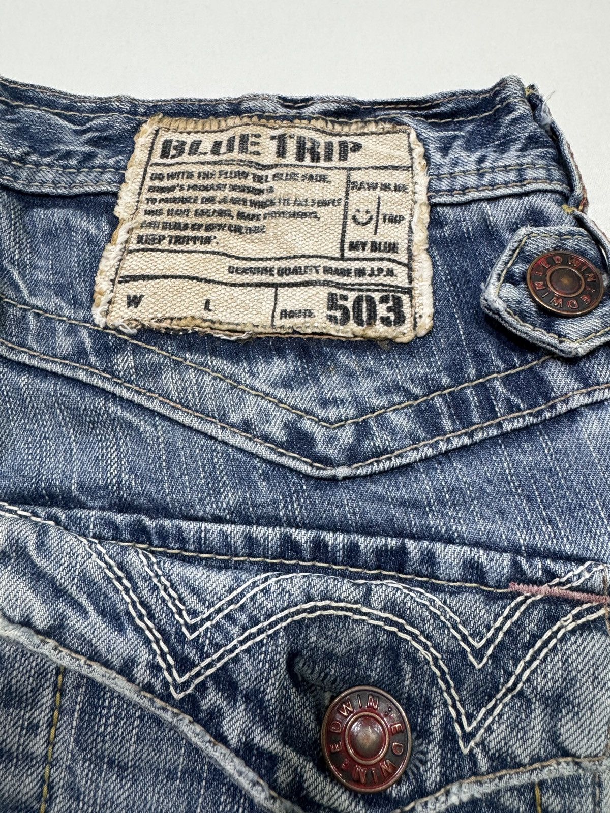Edwin Japanese Brand X Edwin spiral flare jeans Size US 30 / EU 46 - 16 Thumbnail