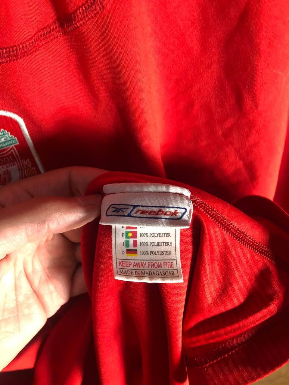 Reebok × Vintage VERY RARE REEBOK FC LIVERPOOL ENGLAND SOCCER JERSEY RETRO Size US XL / EU 56 / 4 - 7 Thumbnail