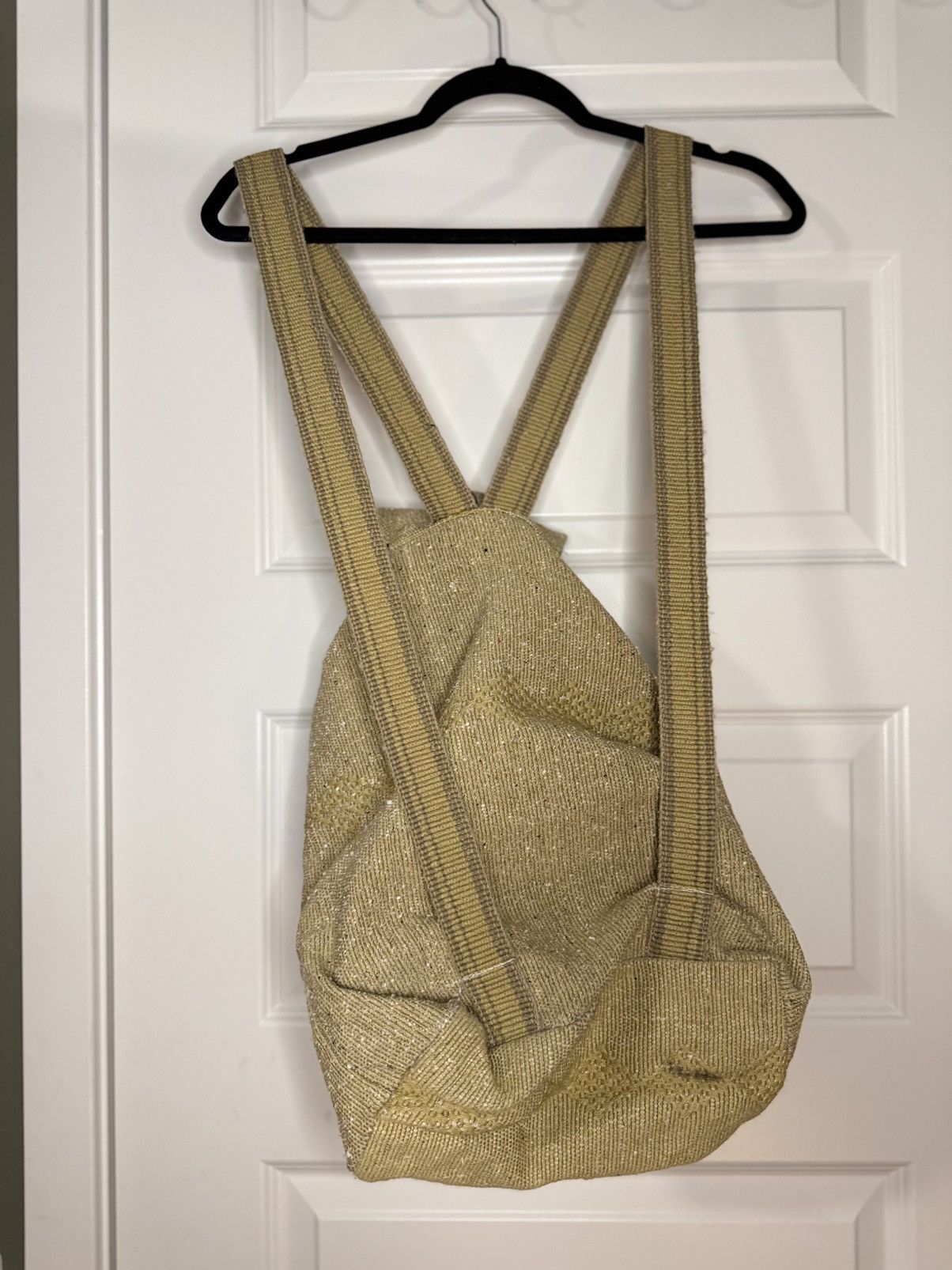 Other Vintage Handwoven Backpack – Boho Beach Style Size ONE SIZE - 4 Thumbnail