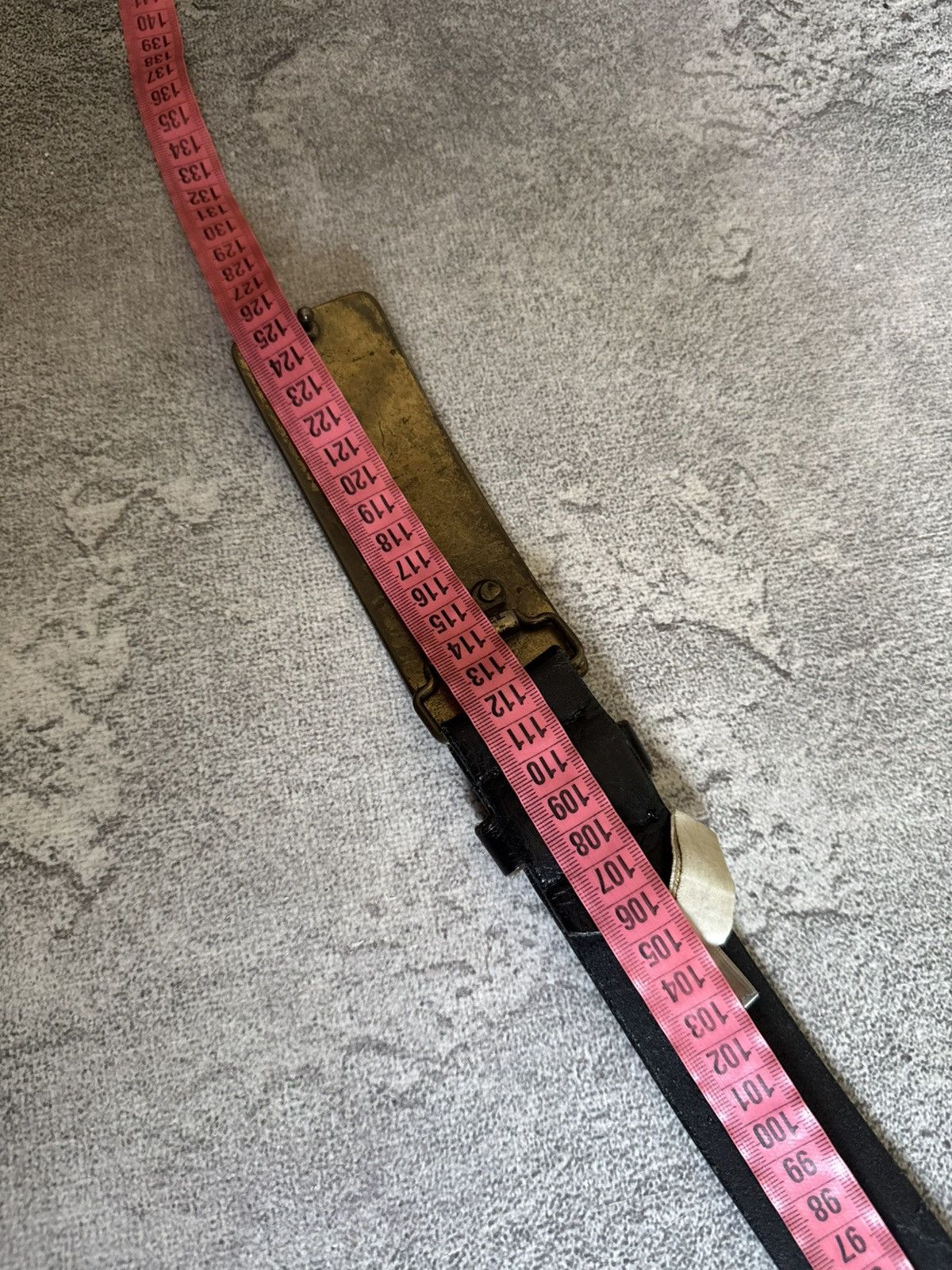 Diesel Diesel 90s retro vintage leather big logo belt avantgarde Size ONE SIZE - 17 Thumbnail
