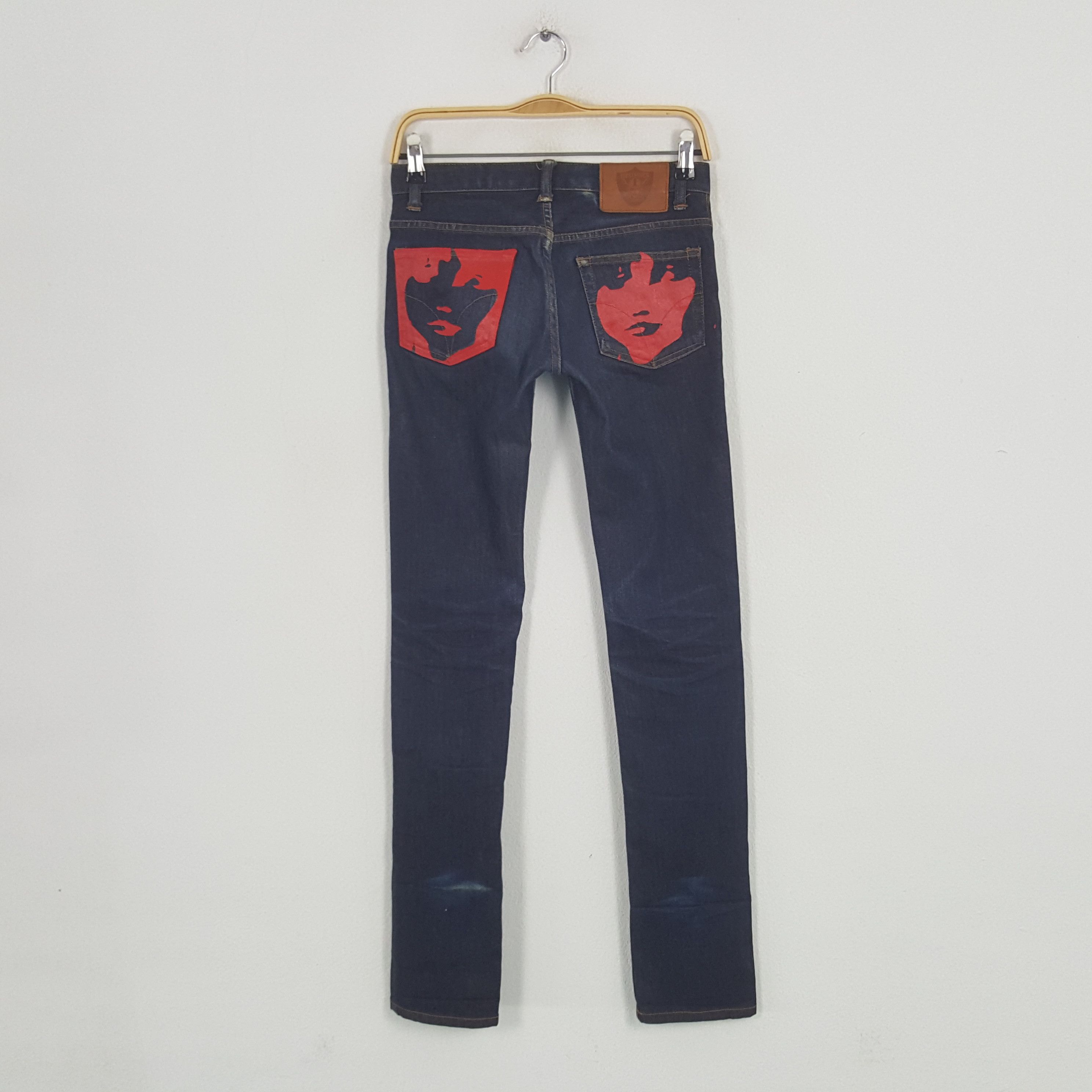 Hysteric Glamour × Japanese Brand × Vintage Vintage Hysteric Glamour Japanese Brand Slim Fit Denim Jeans Size US 27 - 1 Thumbnail