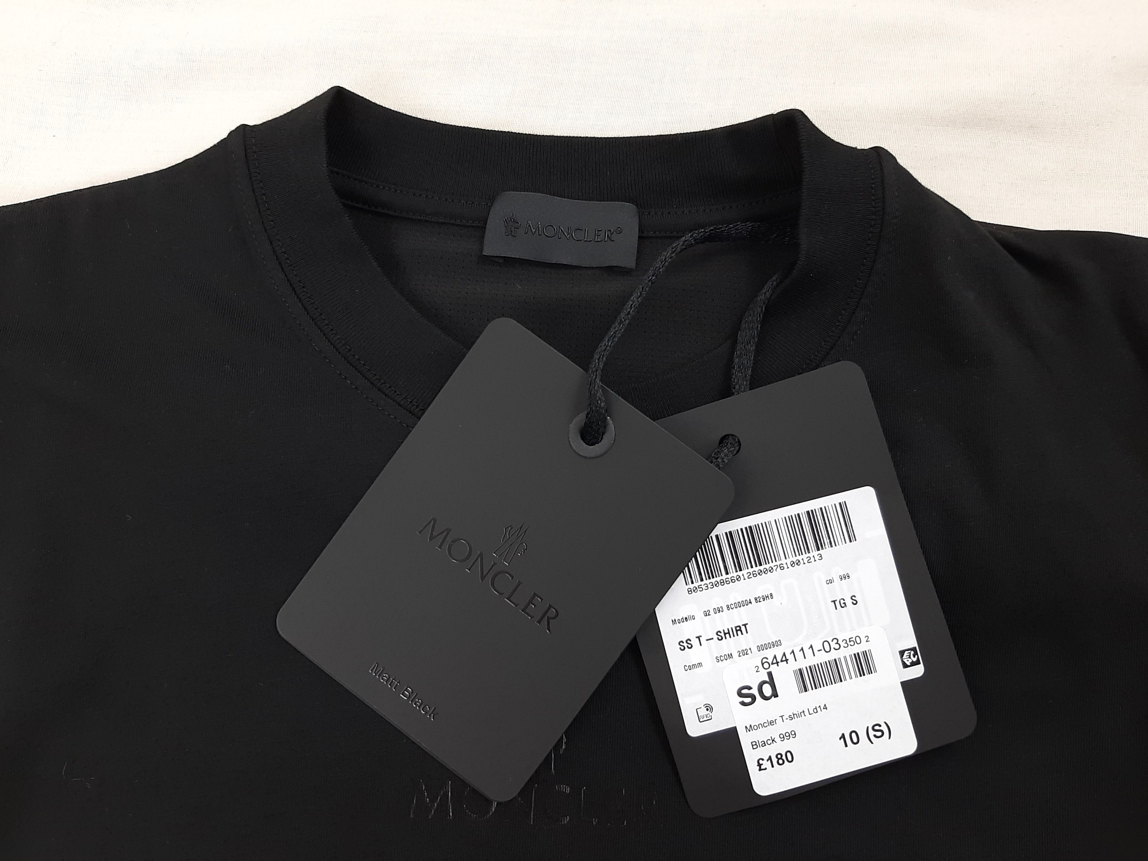 Moncler Moncler T-Shirt Black Women's Size S Mesh Back Size S / US 4 / IT 40 - 7 Thumbnail