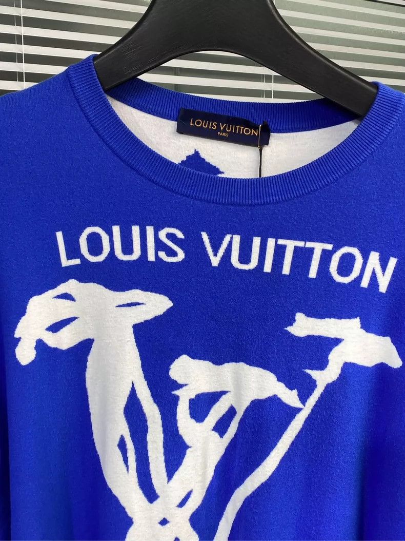 Louis Vuitton LOUIS VUITTON Graffiti jacquard monogram sweater Long sleev Size US XL / EU 56 / 4 - 3 Thumbnail