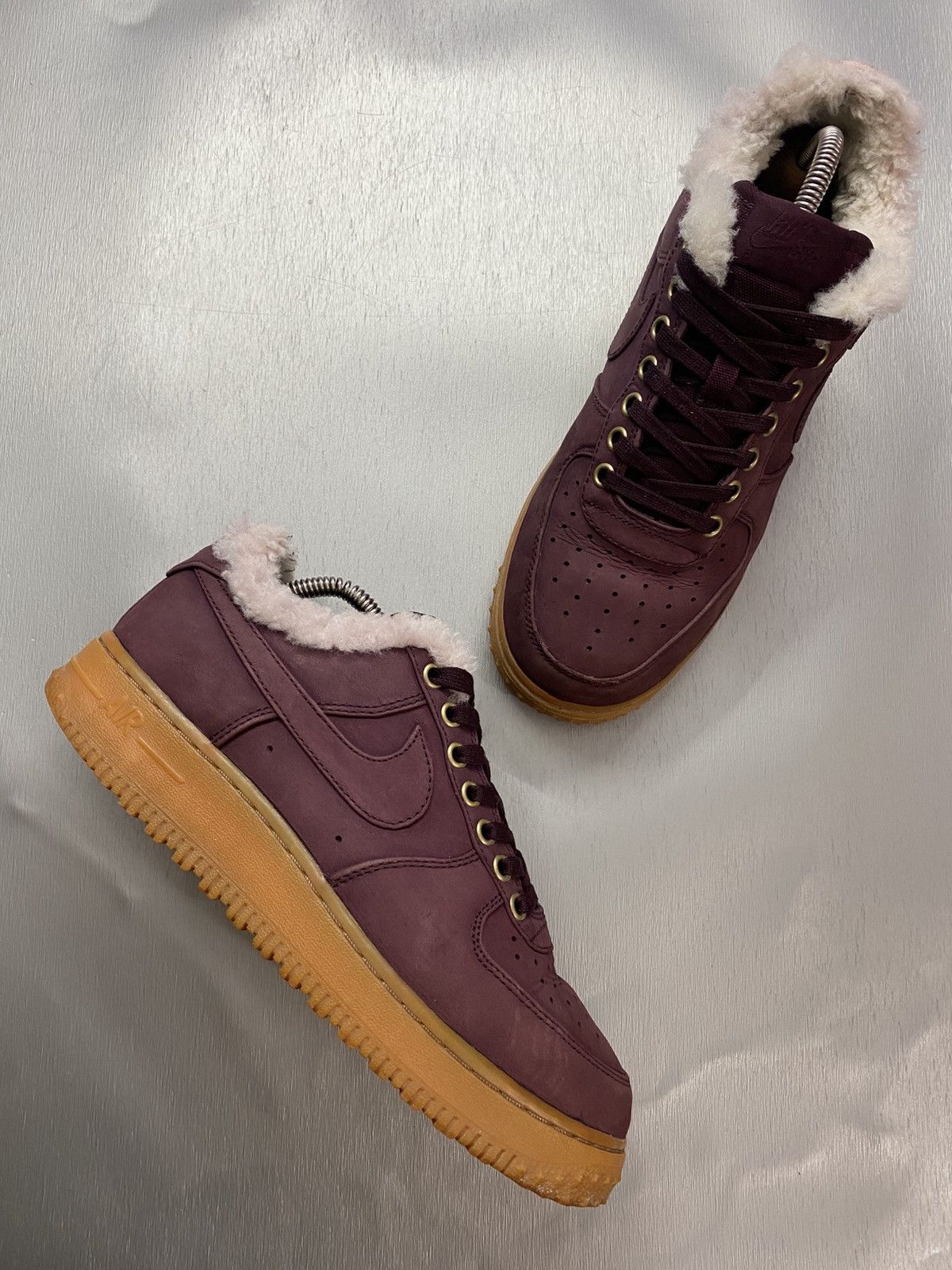 Nike Air Force Premium Winter Burgundy Crush