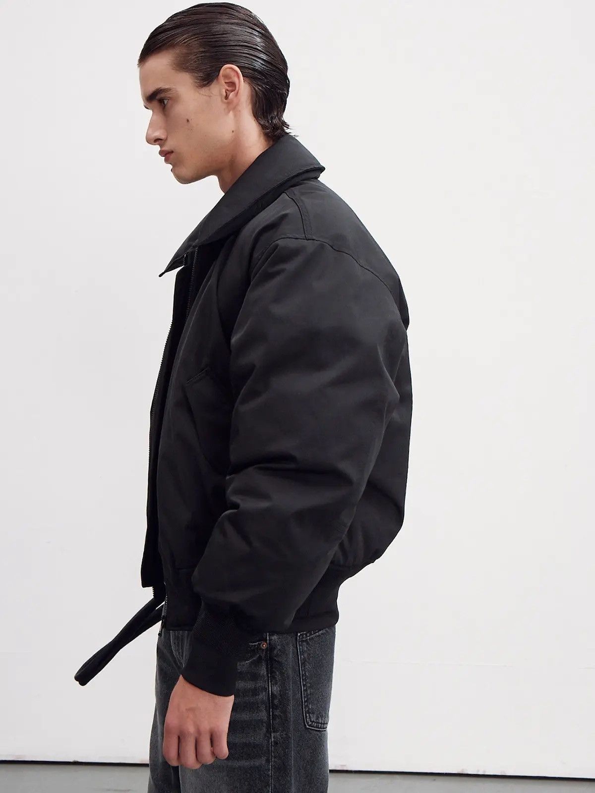 RECTO RECTO Black Pokono Down Jacket (Gr.L) Size US L / EU 52-54 / 3 - 6 Thumbnail