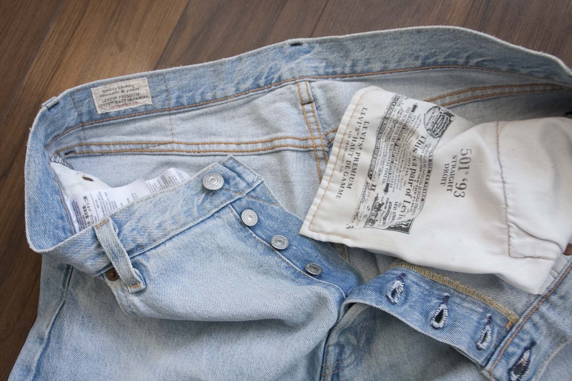 Levi's Levis 501 '93 Big E Jeans Size 35x27 Blue Size US 35 - 8 Thumbnail