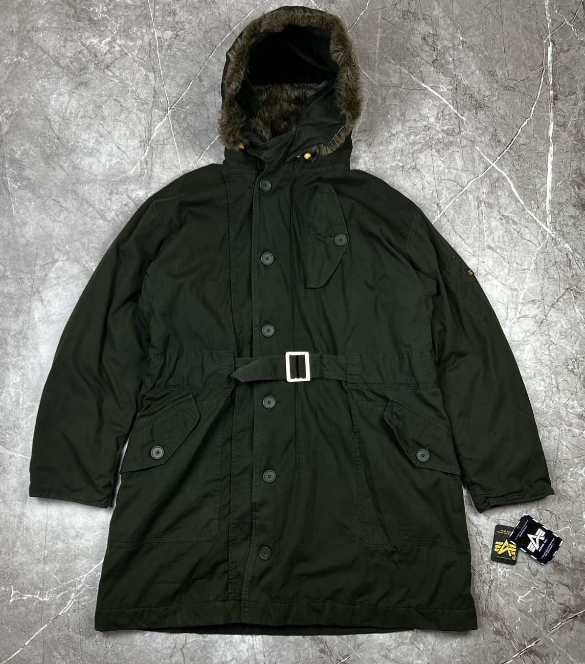 Alpha Industries Alpha Industries N-3B Parka Olive military with fur trim Size US L / EU 52-54 / 3 - 4 Thumbnail