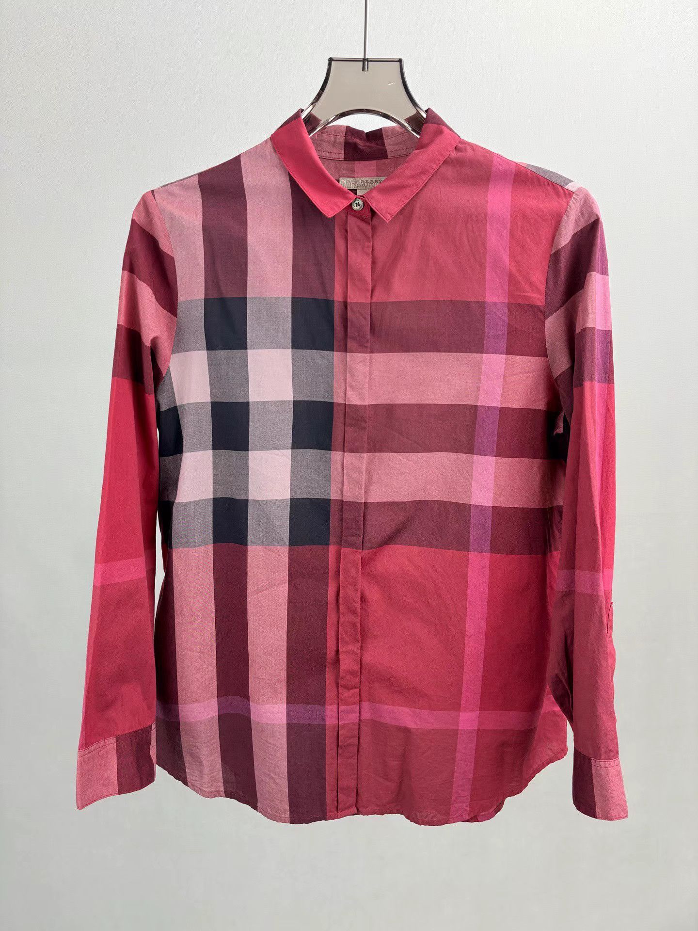 Burberry BURBERRY Check Long Sleeve Shirt Size US M / EU 48-50 / 2 - 1 Thumbnail