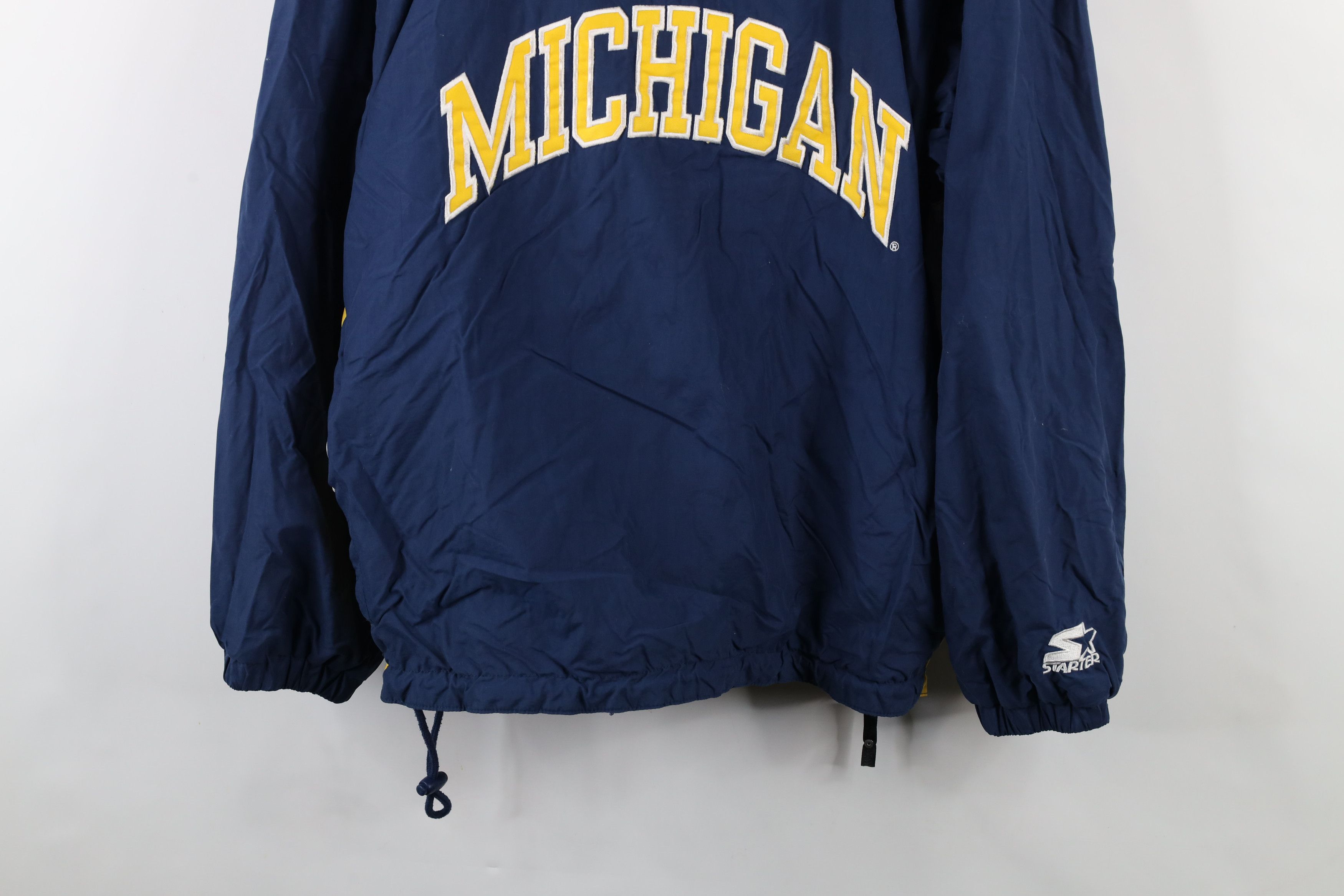 Starter × Vintage Vintage 90s Starter Reversible University of Michigan Jacket Size US L / EU 52-54 / 3 - 3 Thumbnail