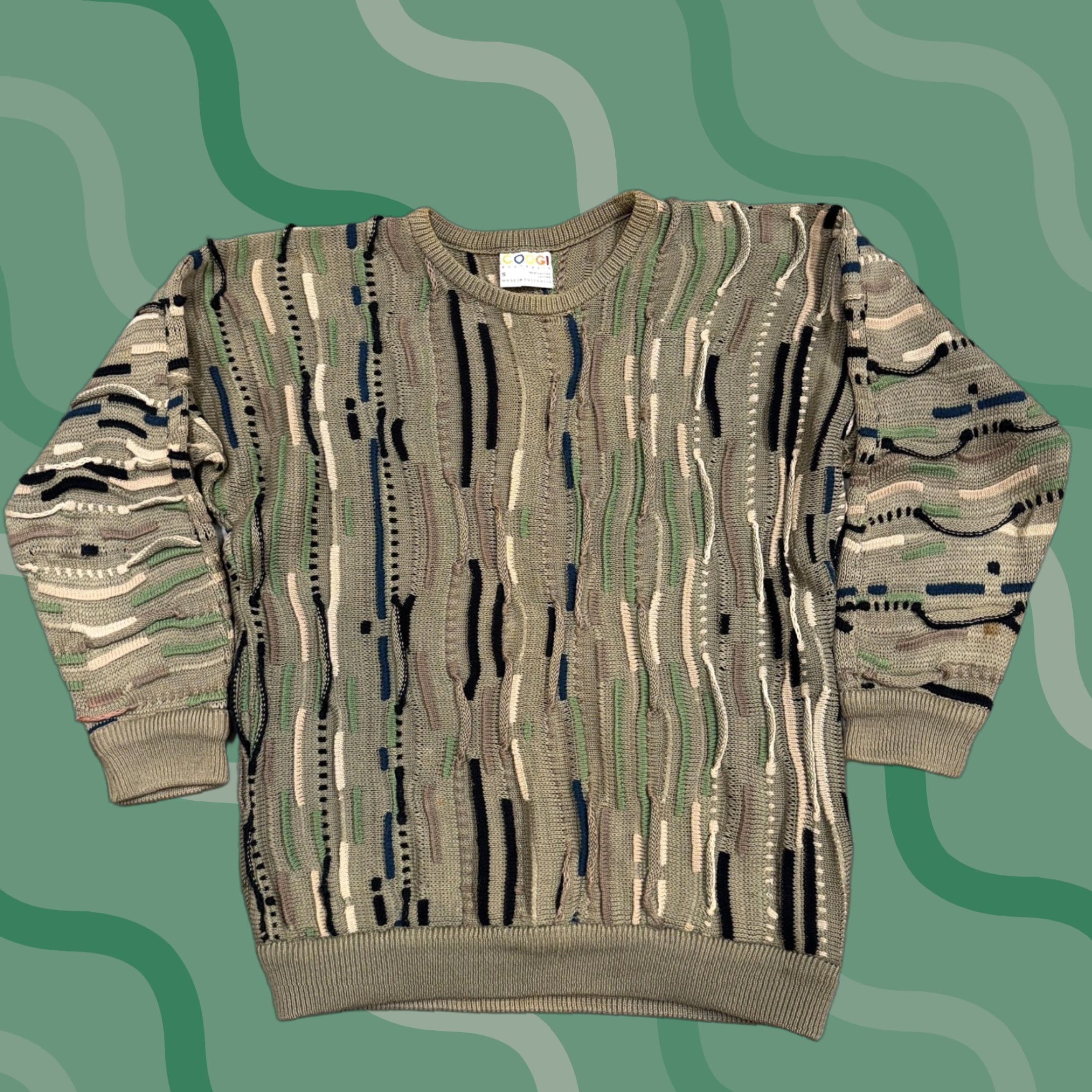 Coogi × Vintage Vintage Coogi Australia 100% Mercerized 3D Sweater