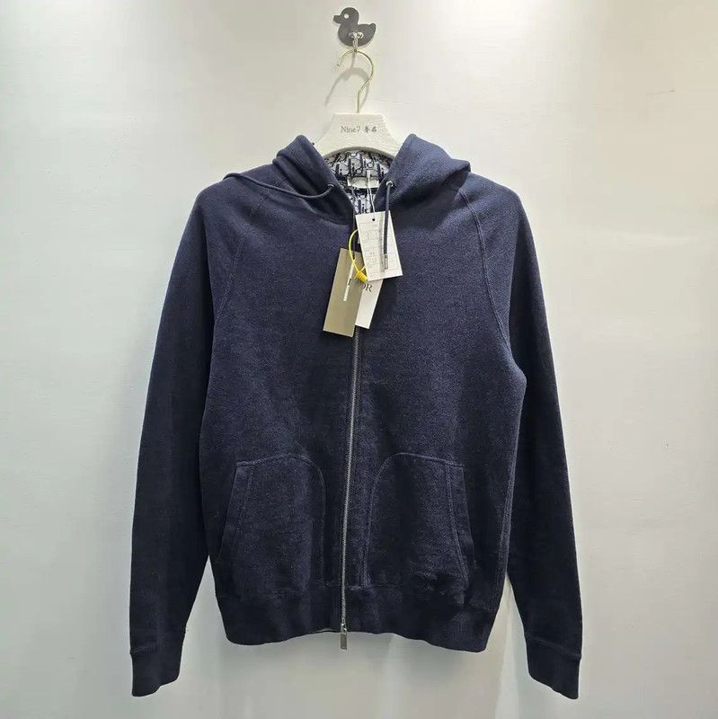 Dior Dior Men's Dark Blue Cotton Hoodie 0089 Size US S / EU 44-46 / 1 - 1 Thumbnail