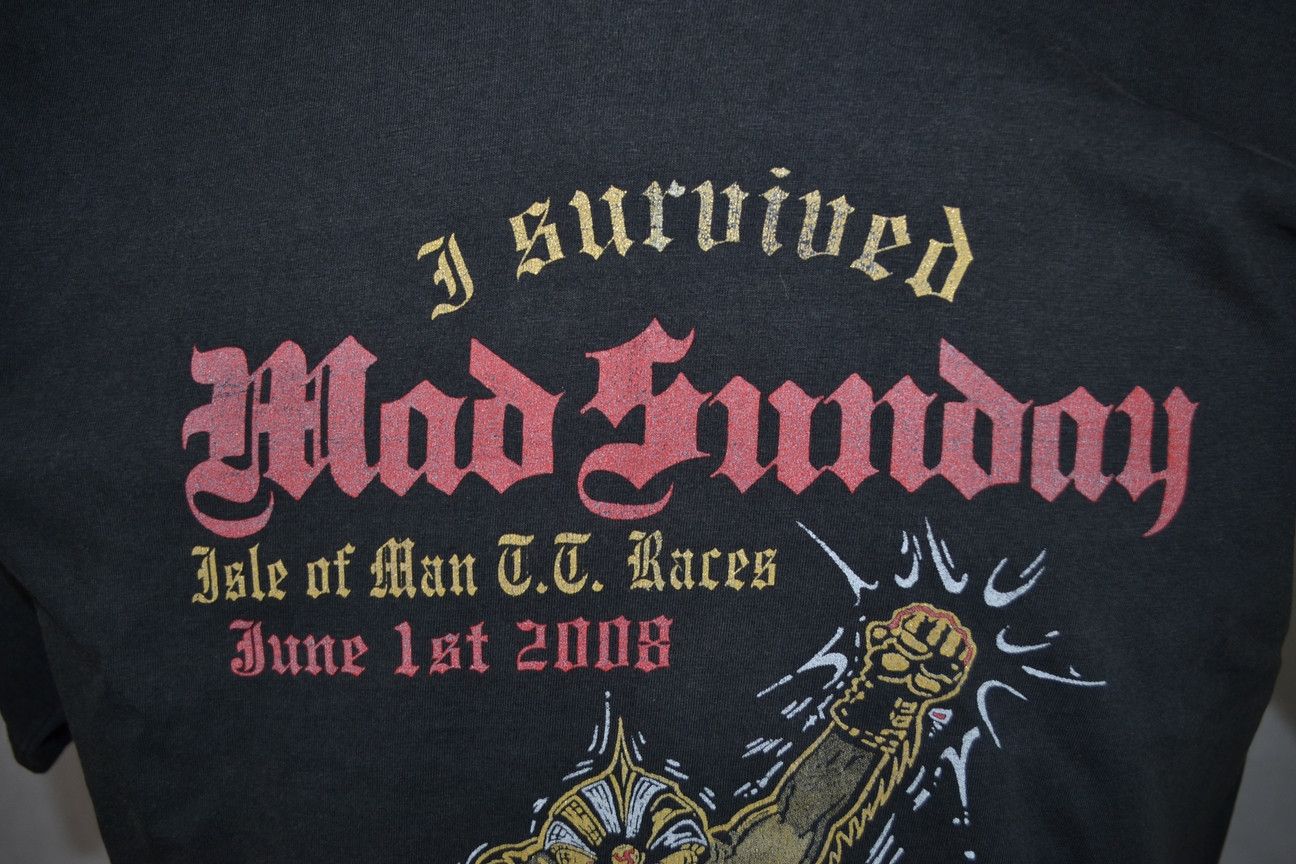 Vintage Vintage 2008 TT Isle Of Man Racing Faded Tee t-shirt L Size US L / EU 52-54 / 3 - 8 Thumbnail