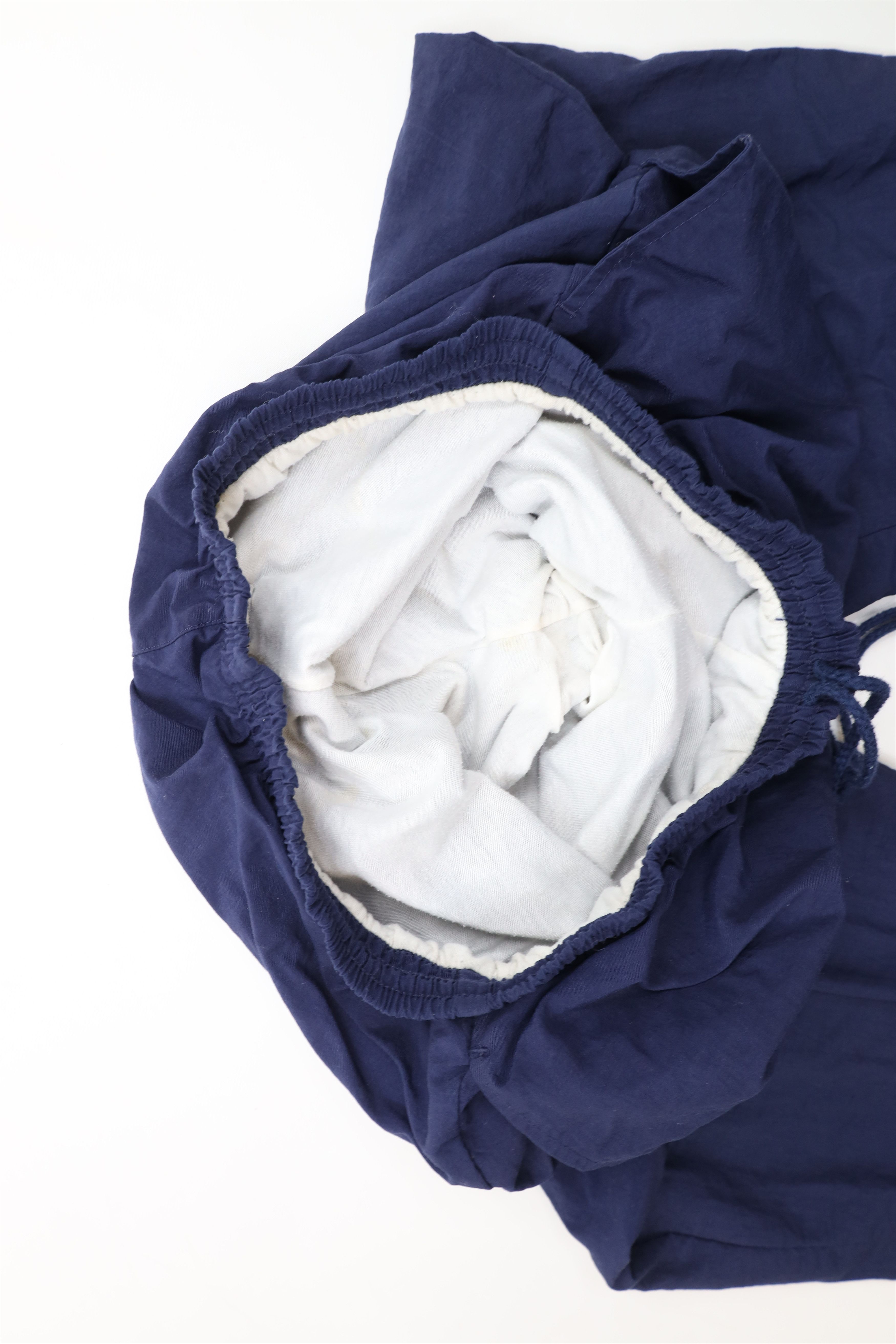 Asics × Vintage Vintage 90s Asics Spell Out Lined Windbreaker Pants Blue Size US 34 / EU 50 - 10 Thumbnail