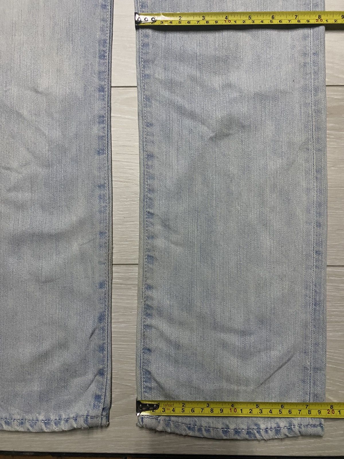 Uniqlo Vintage Japanese Brand uniqlo Faded Wash Distressed Jeans Size US 31 - 17 Thumbnail