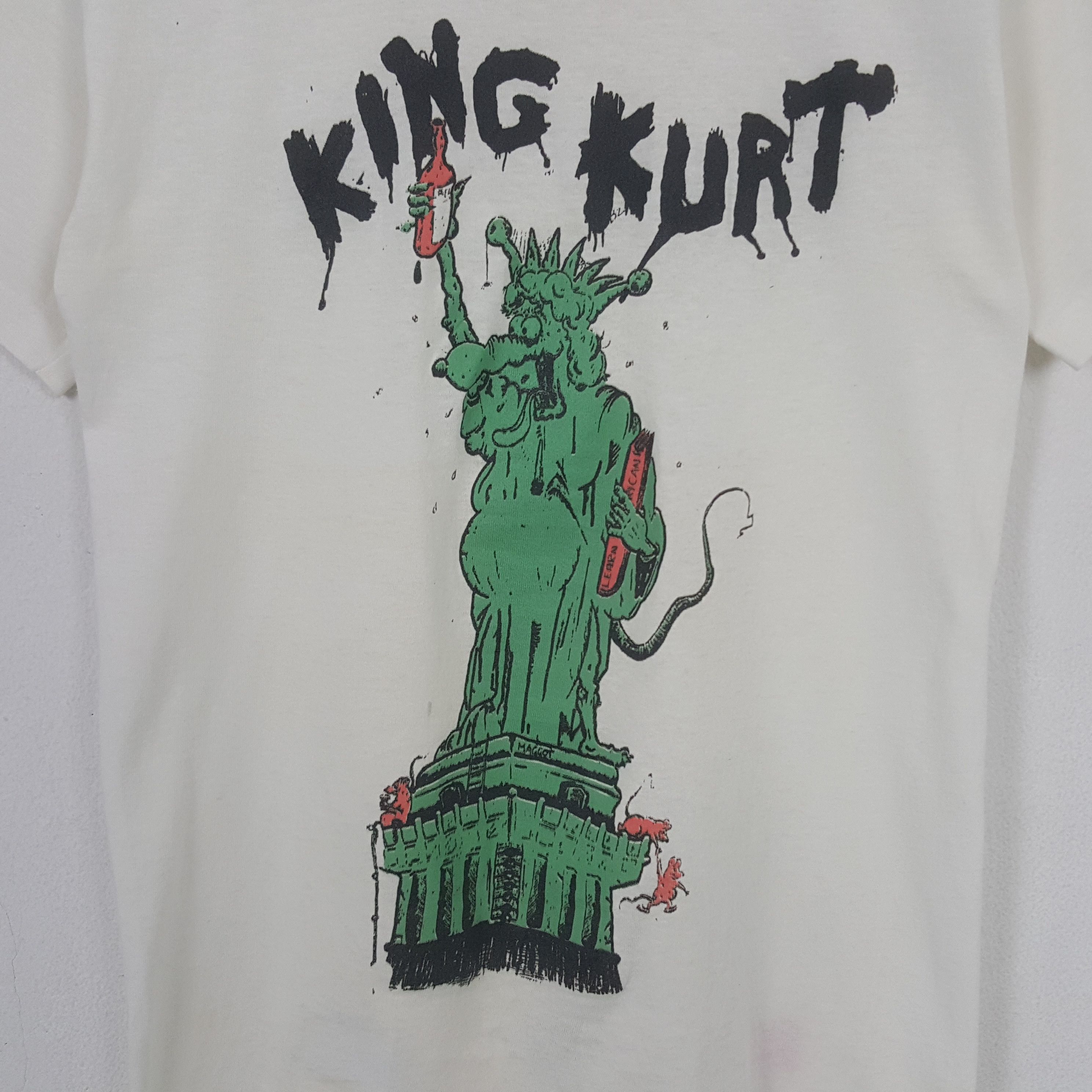 Band Tees Vintage 80’s King Kurt Rock n Roll American Rock Band Tshirt Size US S / EU 44-46 / 1 - 2 Thumbnail
