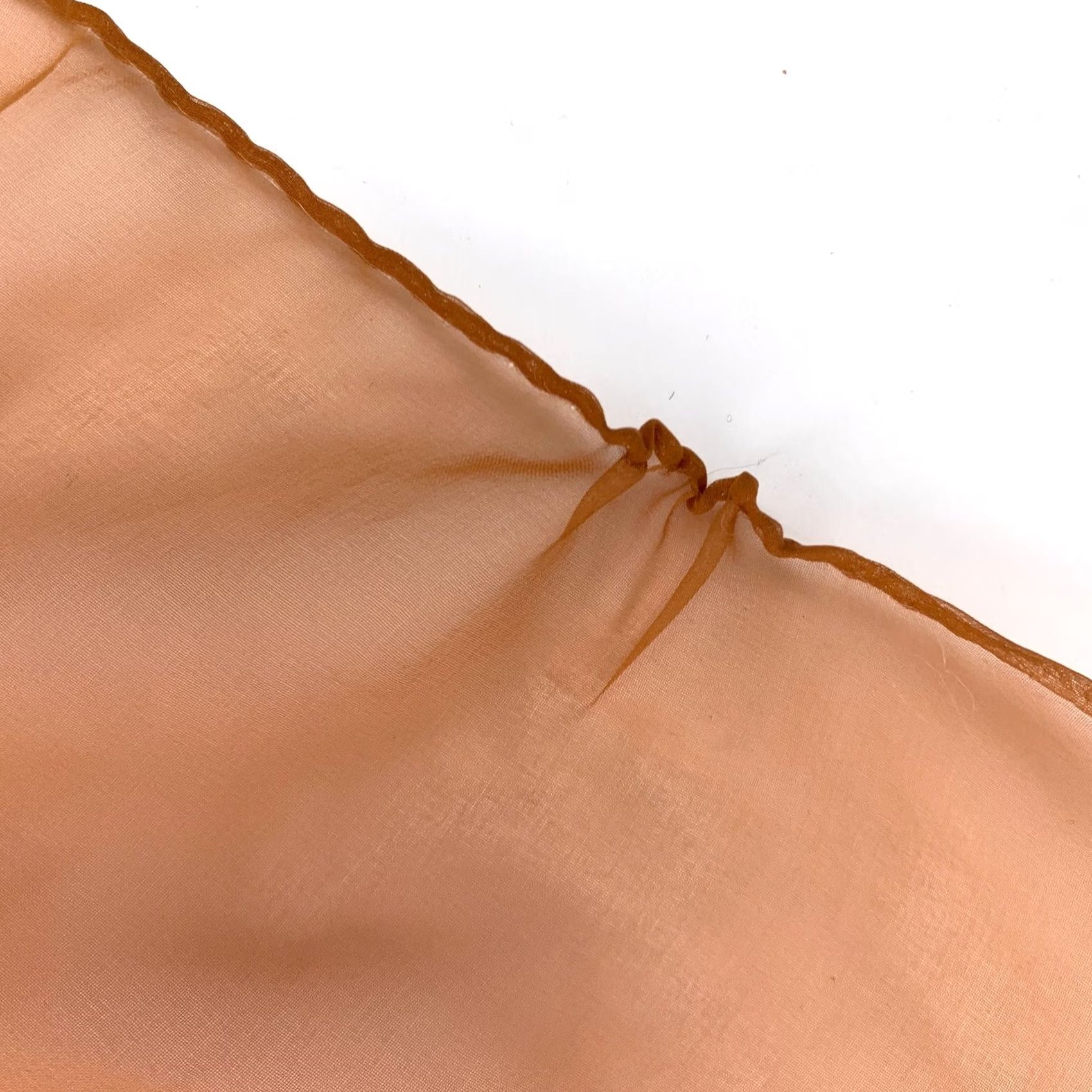 Vintage VINTAGE Glentex Scarf Brown Rectangle 13" x 44" Made in Japan Women Polymer Polyester 60s 70s Size ONE SIZE - 2 Thumbnail
