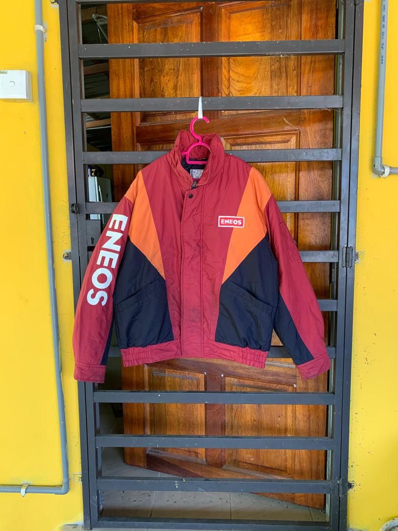 Japanese Brand × Vintage Vintage ENOES Quilted Zipper Jacket Size US L / EU 52-54 / 3 - 1 Thumbnail