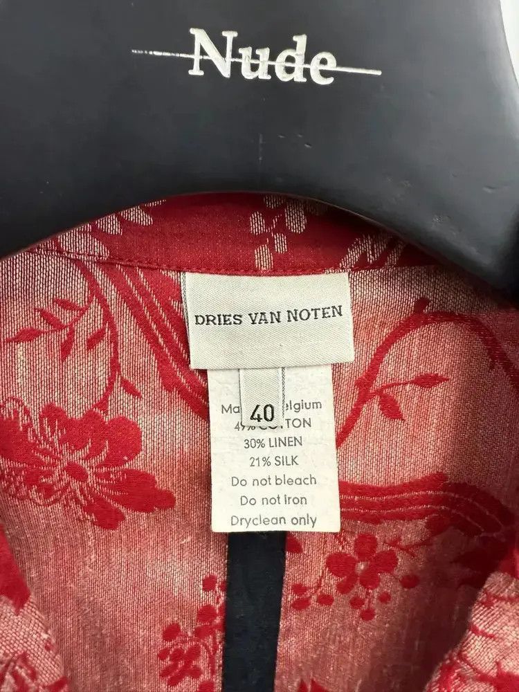 Dries Van Noten Sz 4-2507 Size US S / EU 44-46 / 1 - 9 Thumbnail