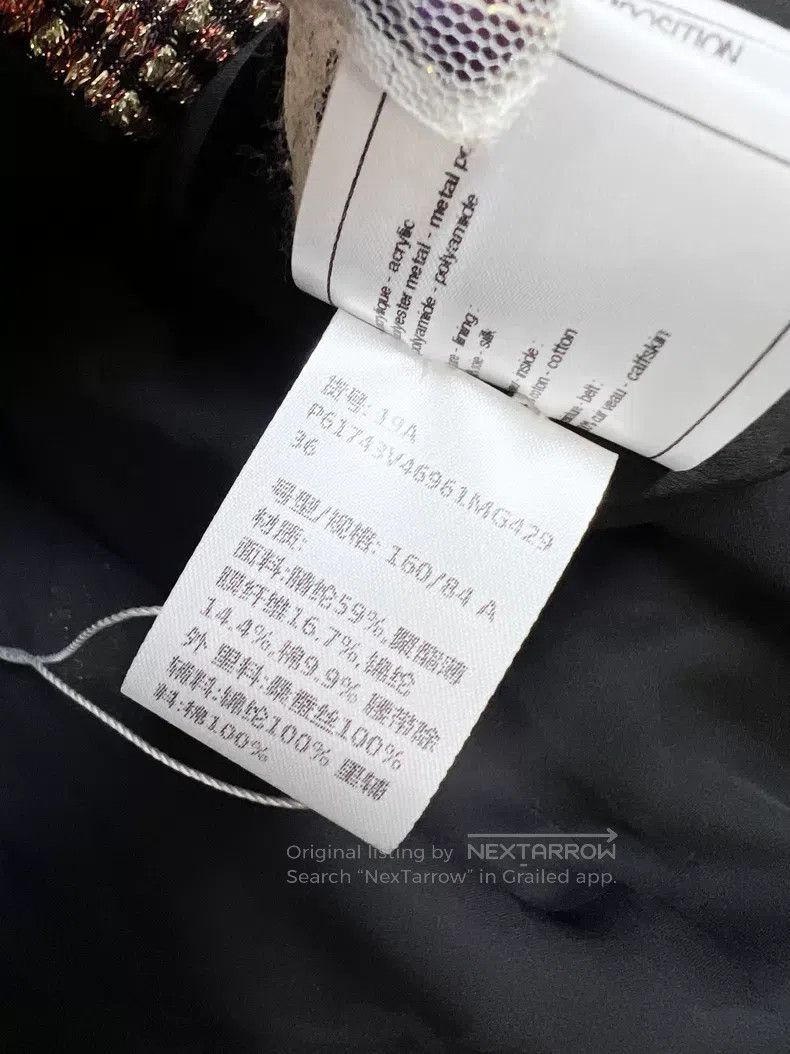 Chanel Chanel Long-sleeved braided jacket with tassel edge and go Size XS / US 0-2 / IT 36-38 - 8 Thumbnail